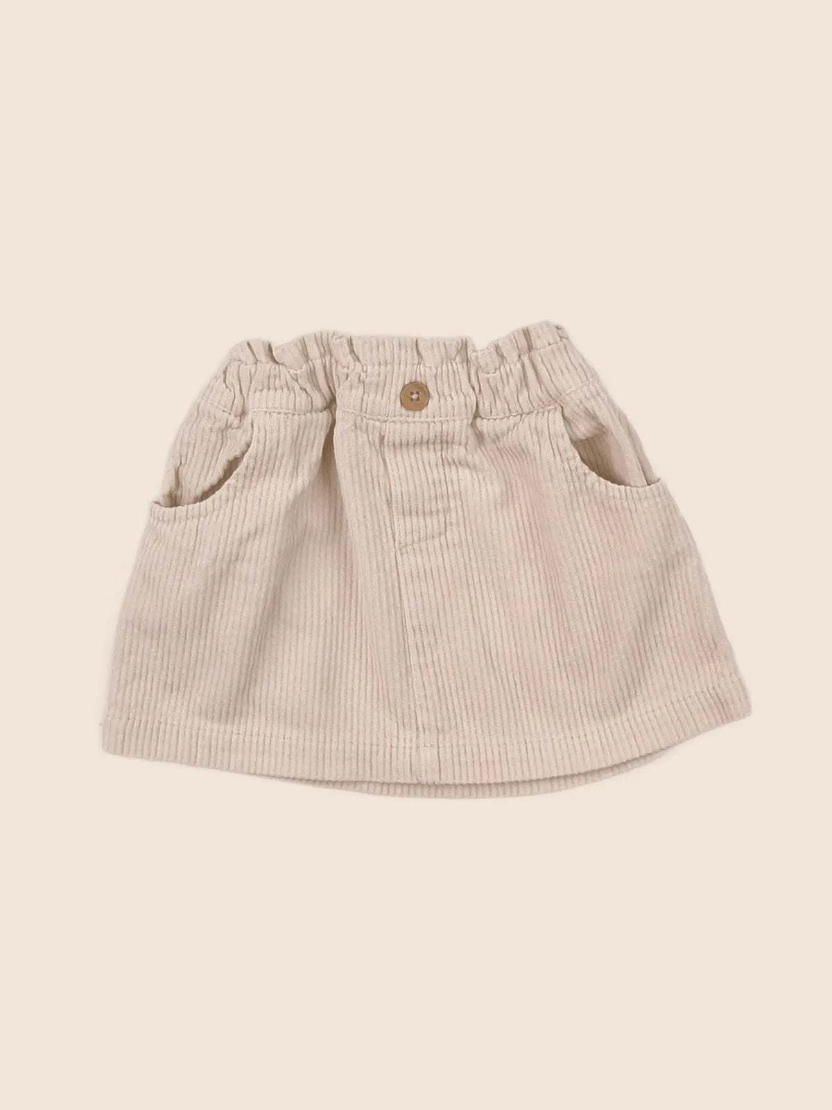 Vertbaudet - jupe beige - 9 mois