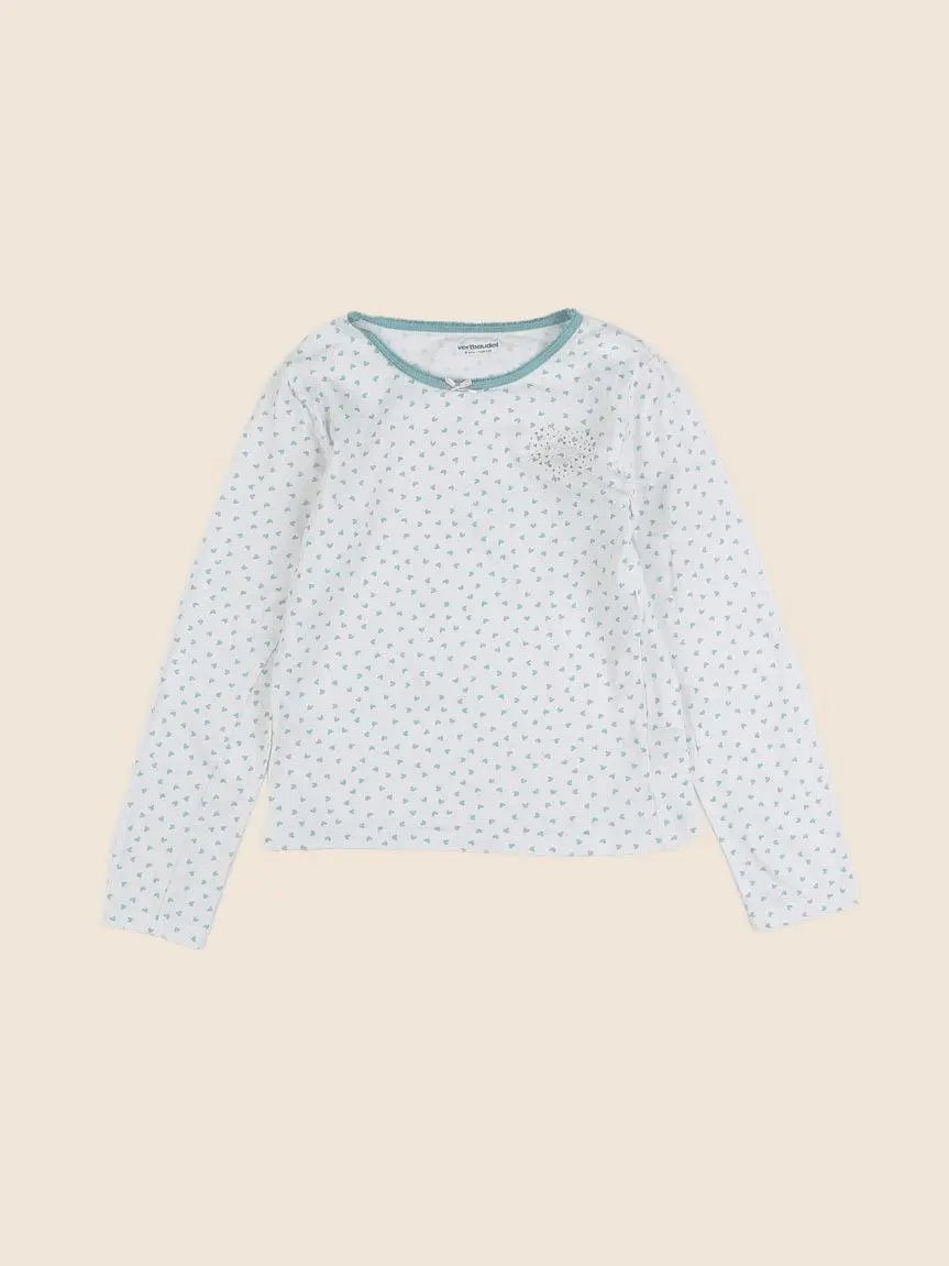 Vertbaudet - maillot de corps bleu - 8 ans