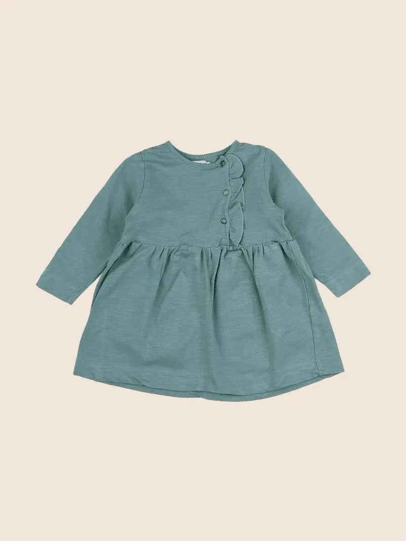 Vertbaudet - robe bleu - 12 mois