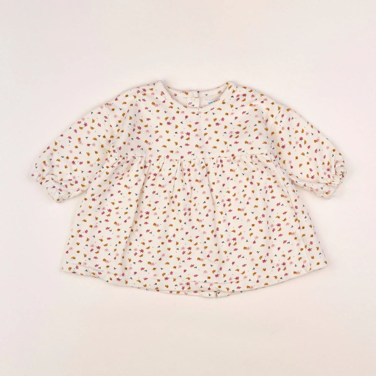 Vertbaudet - robe beige - 18 mois