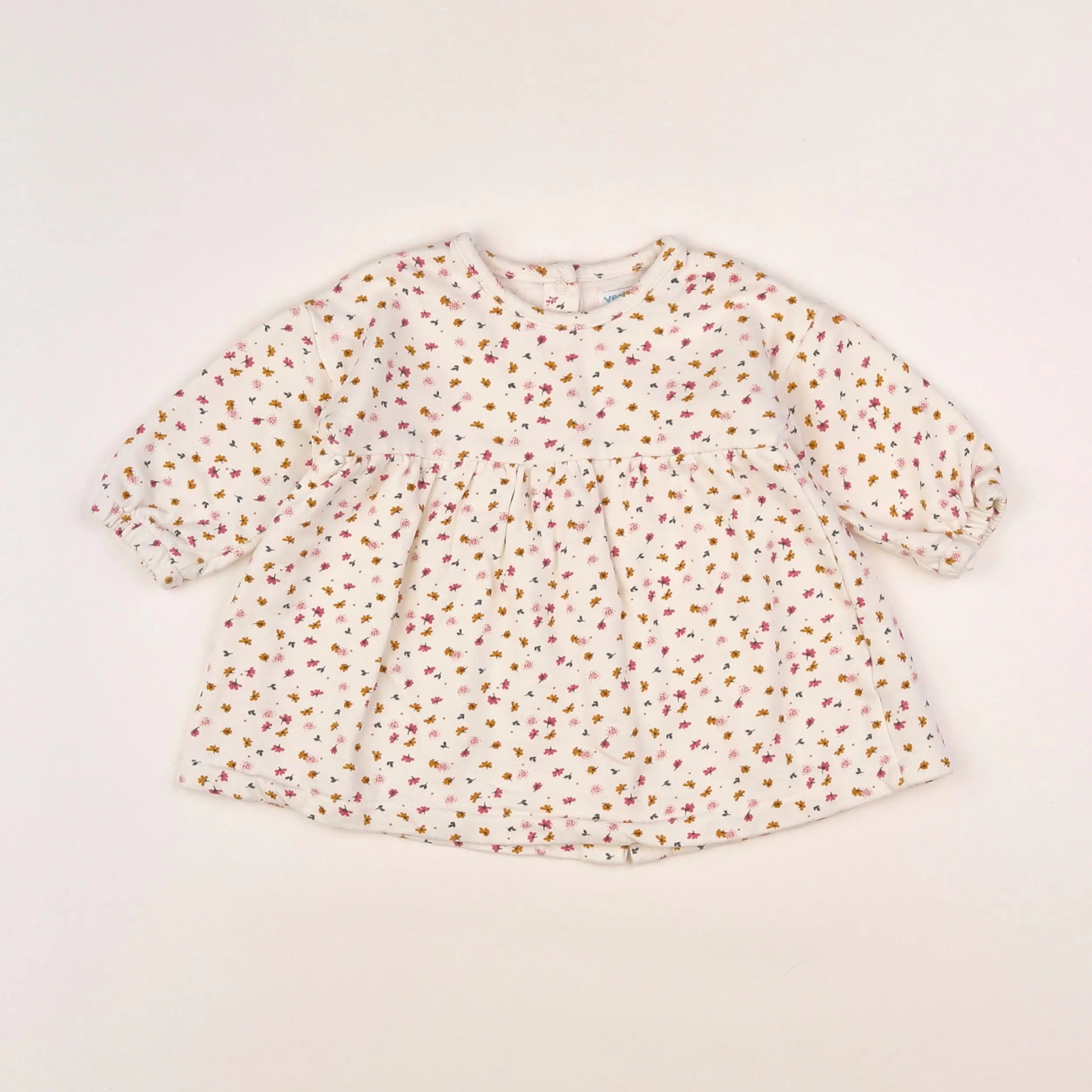 Vertbaudet - robe beige - 18 mois