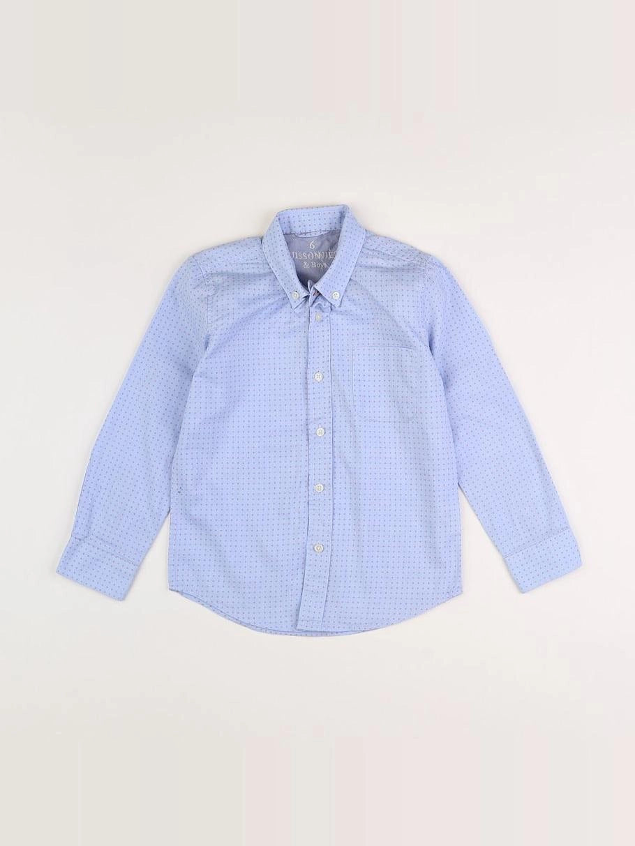 Buissonnière - chemise bleu - 6 ans