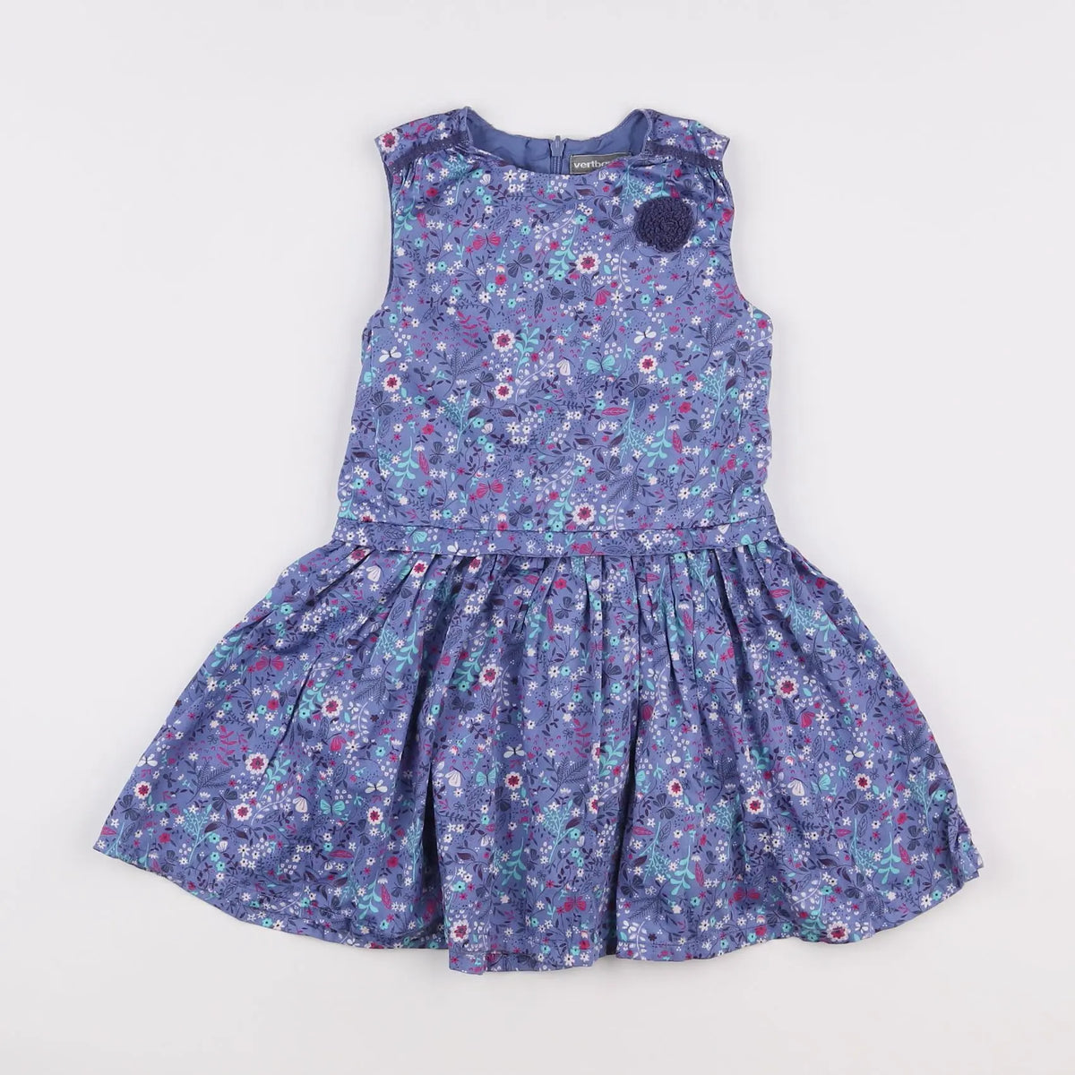 Vertbaudet - robe bleu - 2 ans