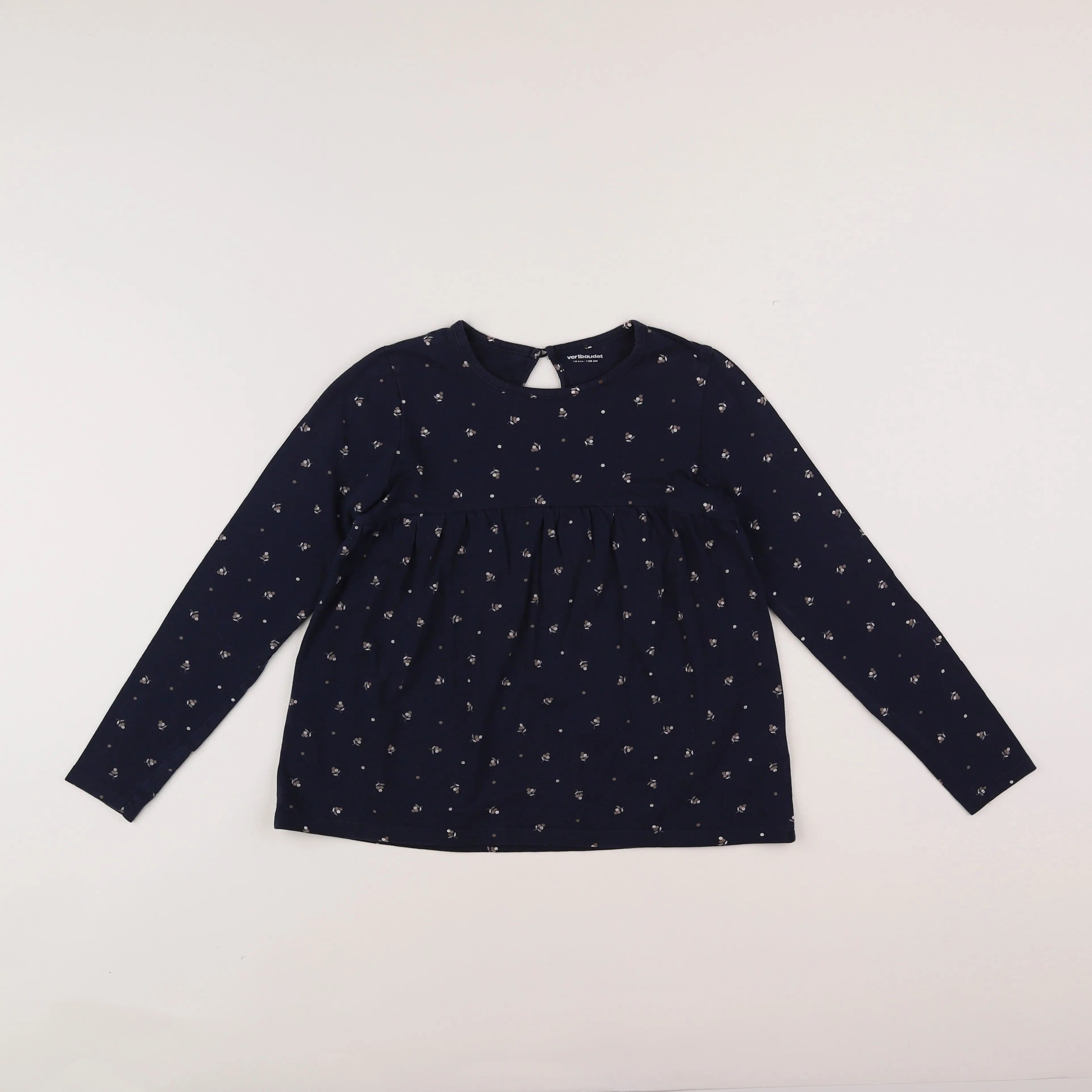 Vertbaudet - tee-shirt bleu - 10 ans