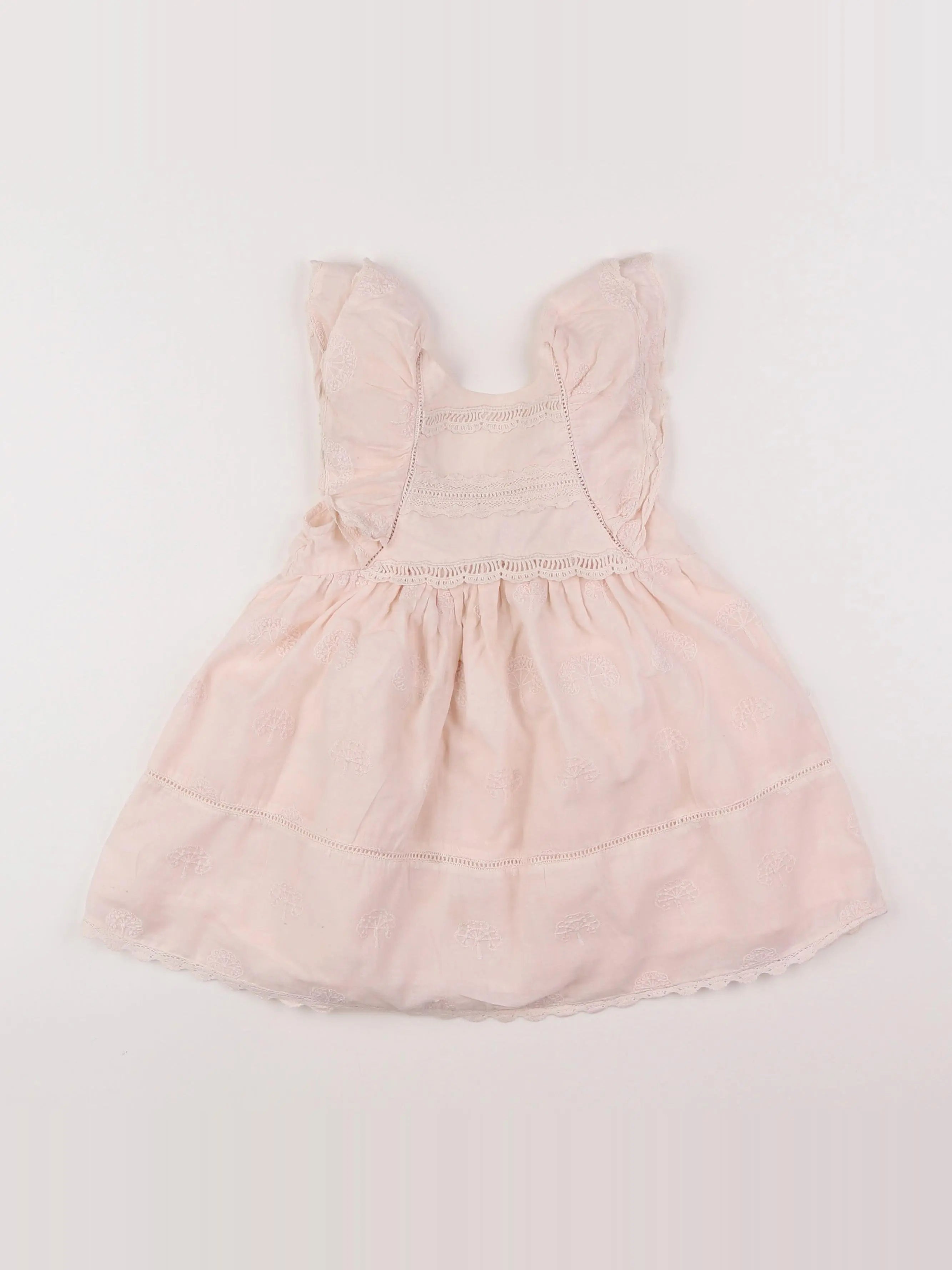 Zara - robe beige - 18 mois à 2 ans