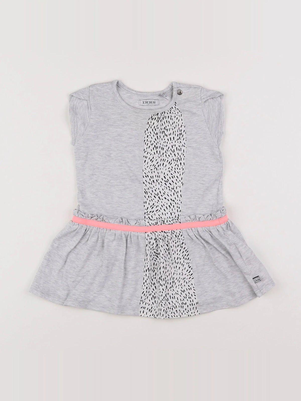 IKKS - robe gris - 12 mois
