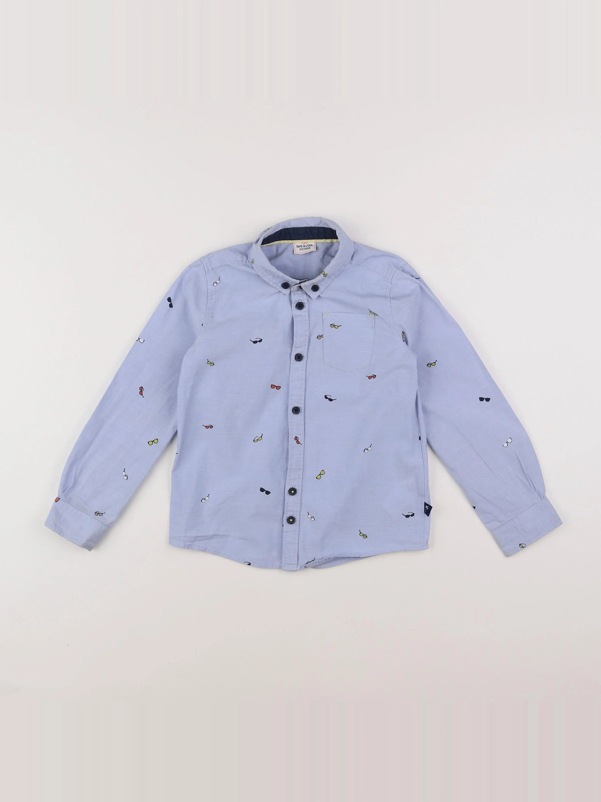 Tape à l'oeil - chemise bleu - 5 ans