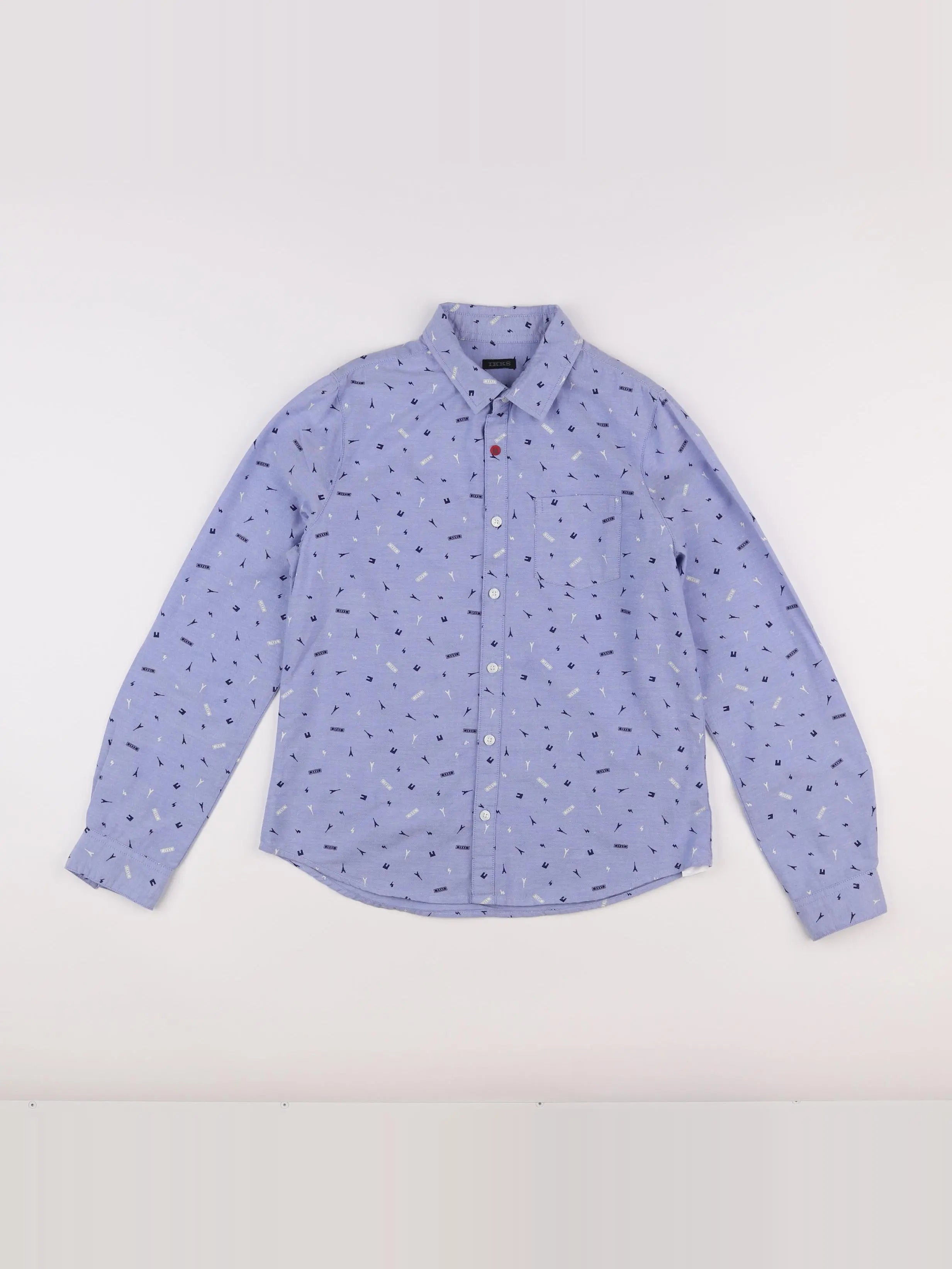 IKKS - chemise bleu - 12 ans