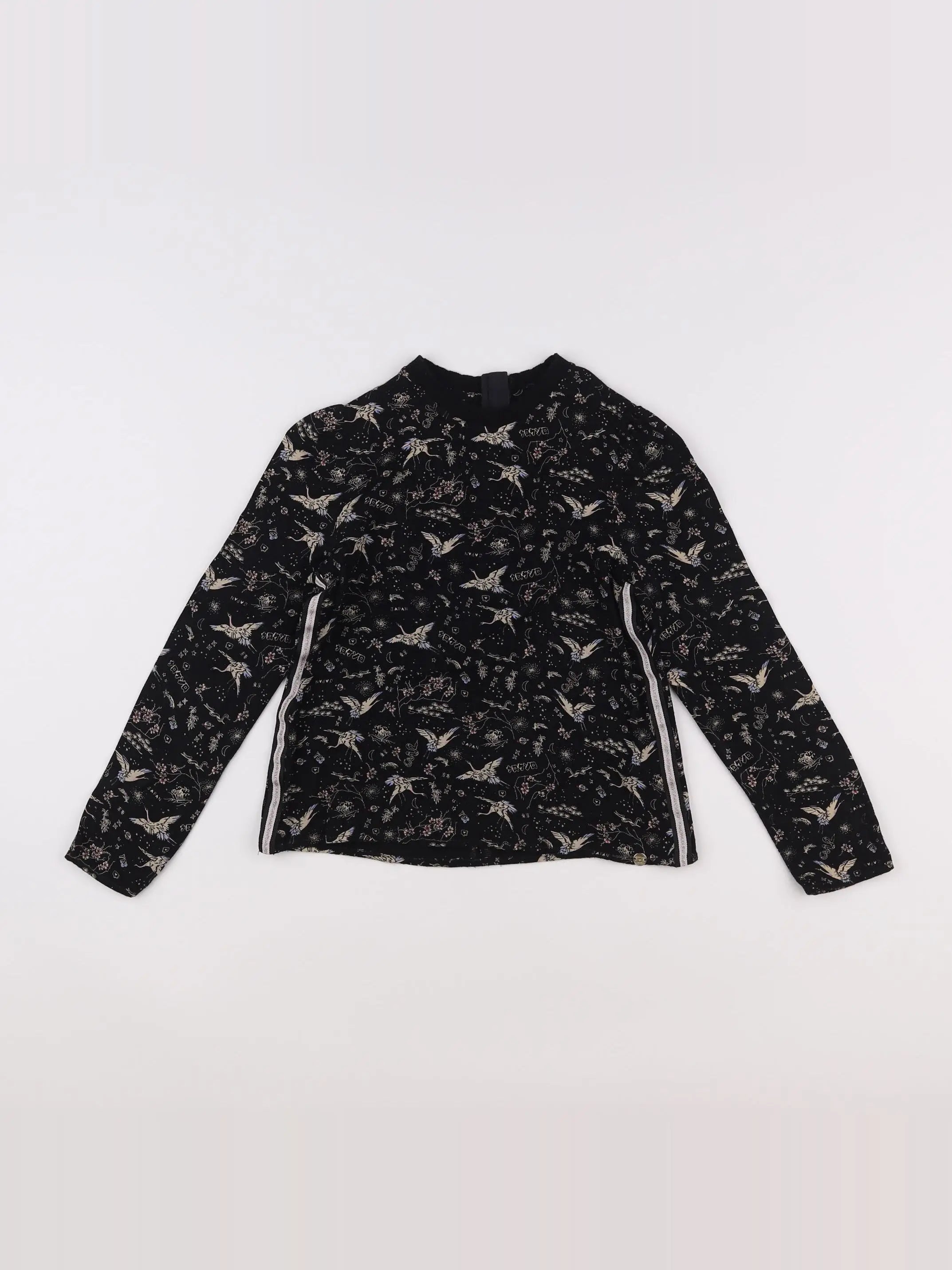 IKKS - blouse noir - 8 ans