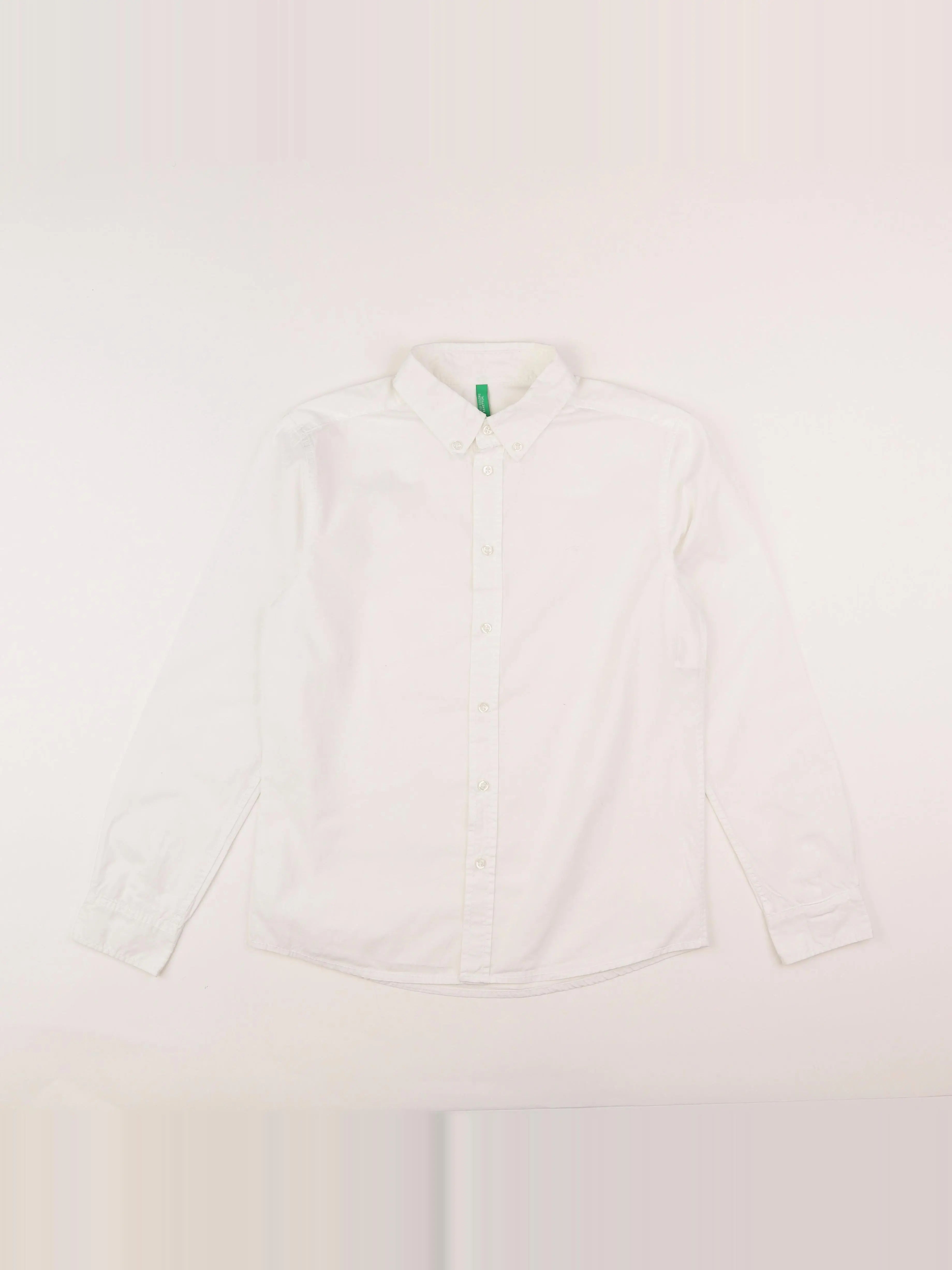 Benetton - chemise blanc - 10/11 ans