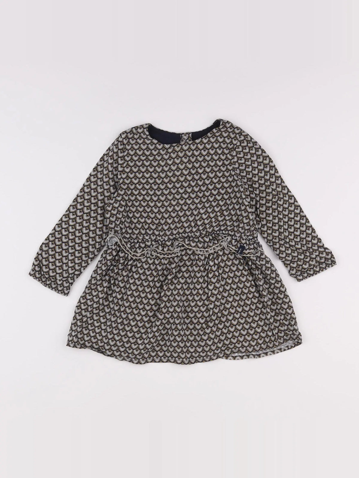 IKKS - robe bleu, blanc - 2 ans