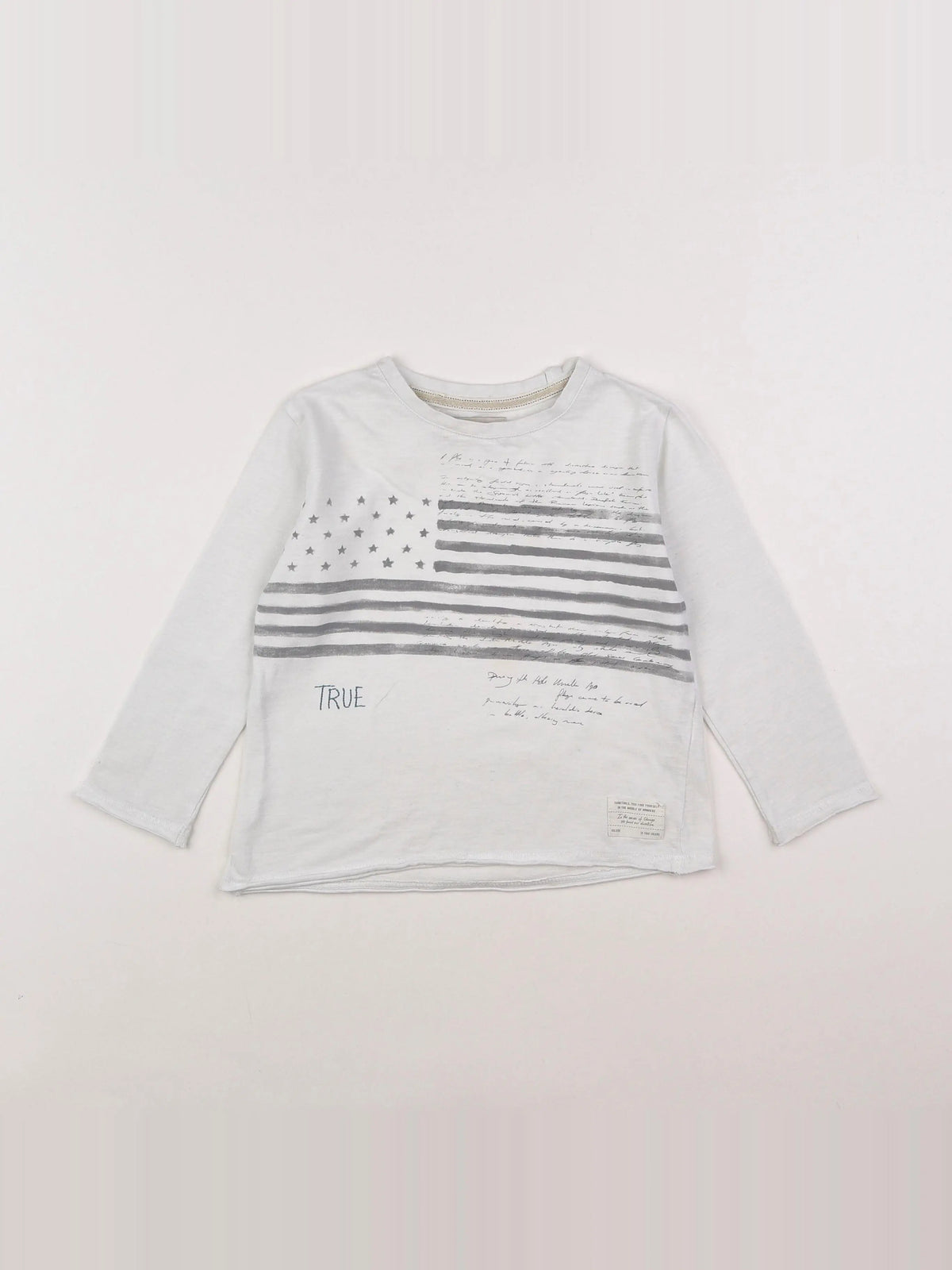 Zara - tee-shirt blanc - 4 ans