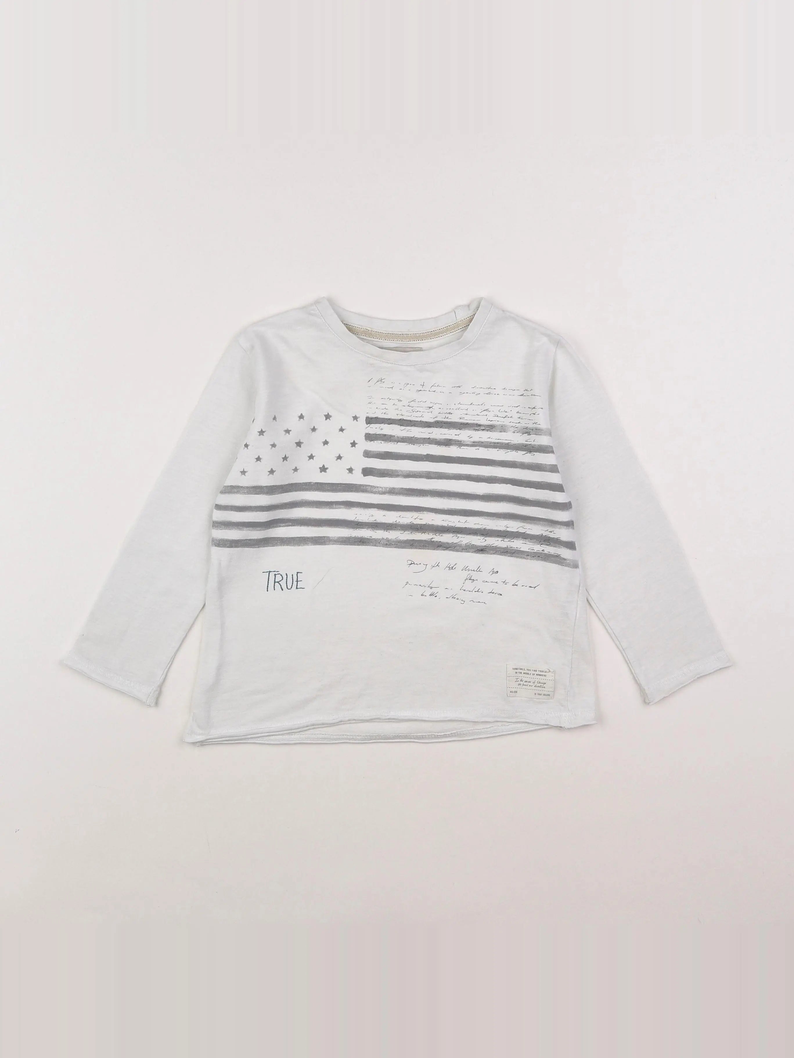 Zara - tee-shirt blanc - 4 ans
