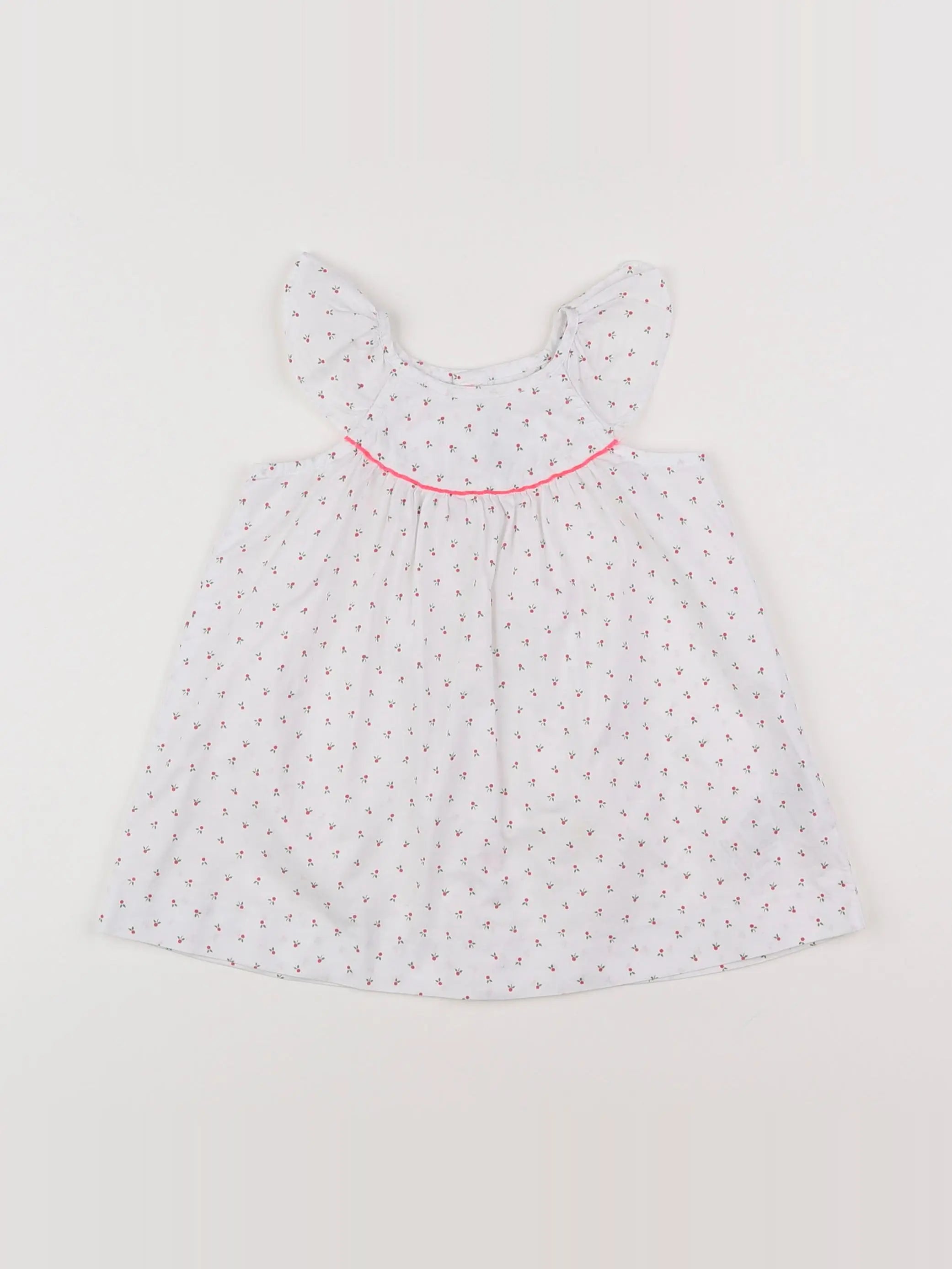 Jacadi - robe blanc - 6 mois
