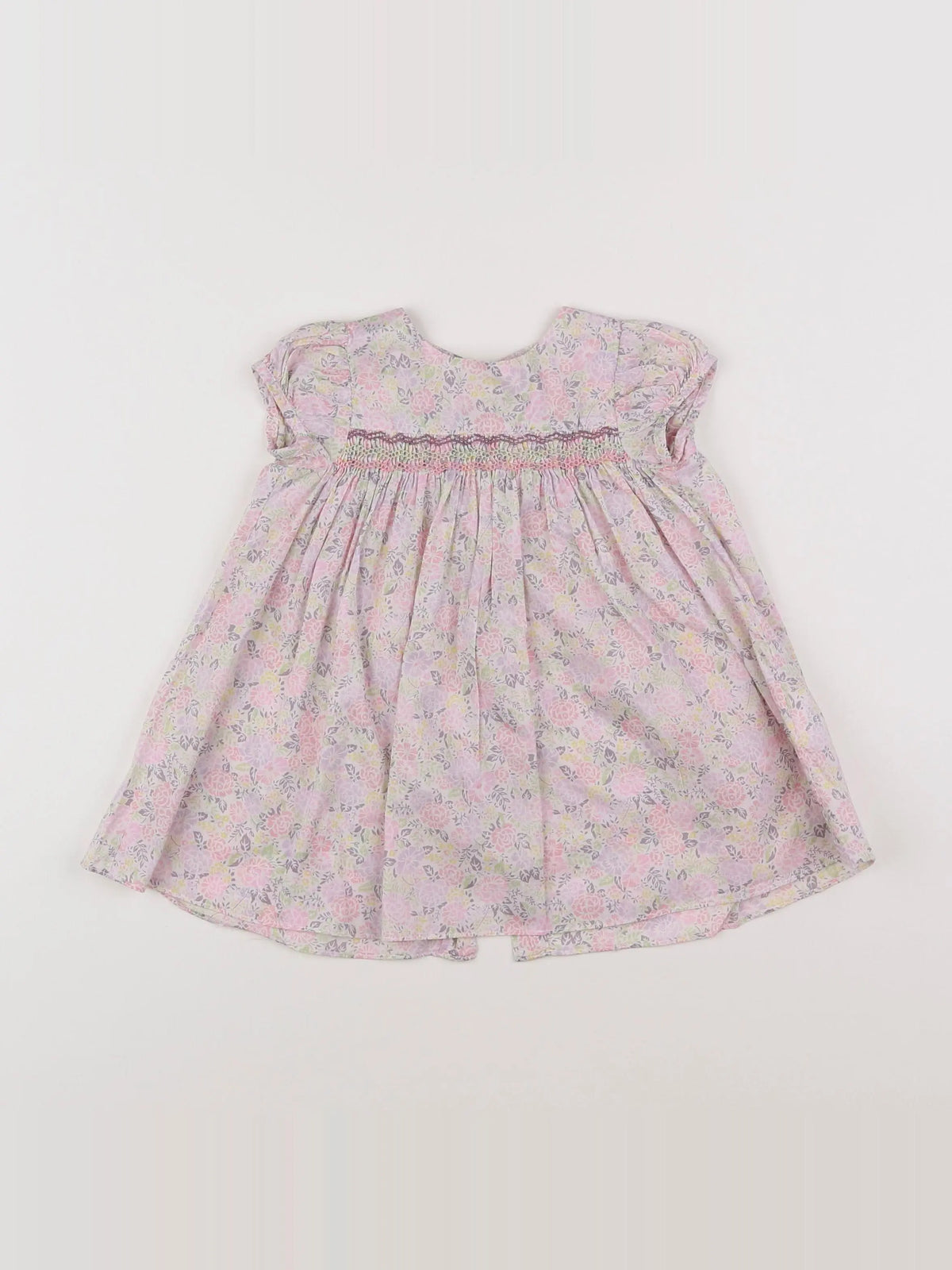 Jacadi - robe liberty multicolore - 6 mois