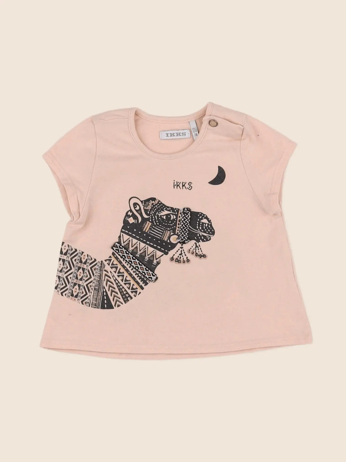 IKKS - tee-shirt rose - 12 mois