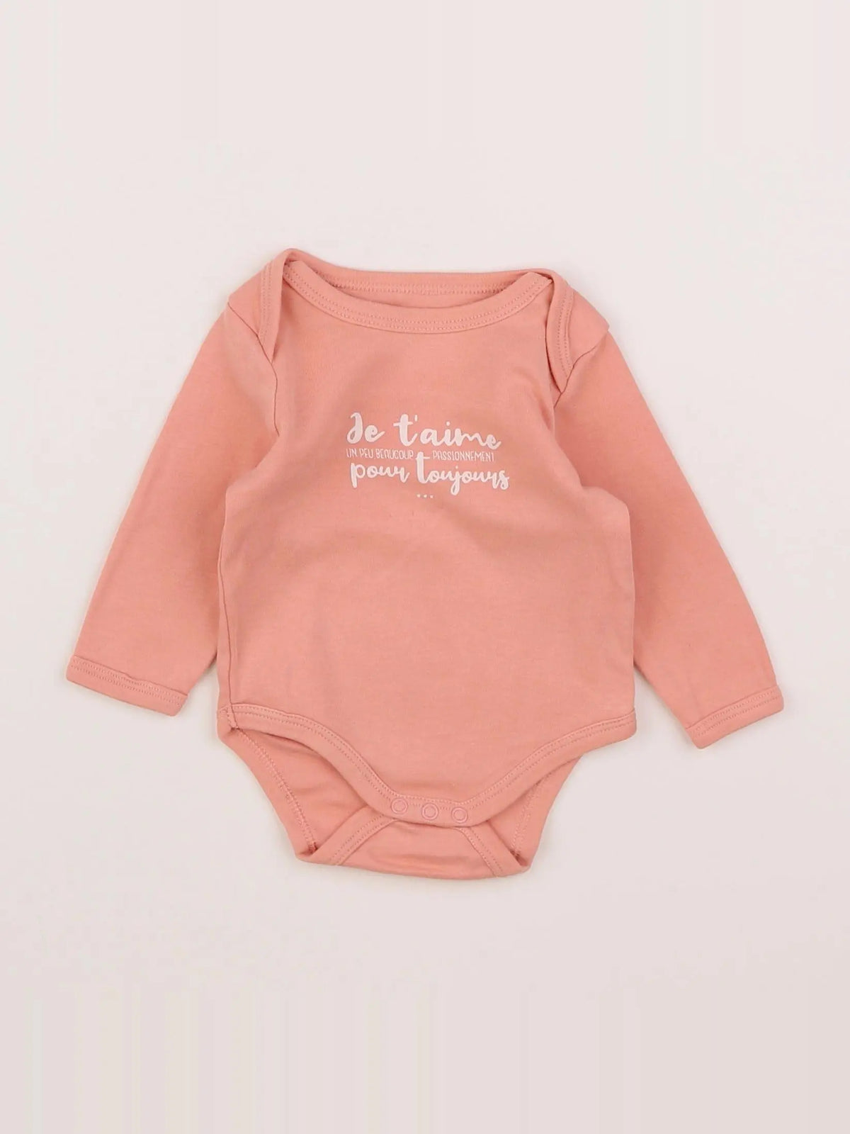 Vertbaudet - body rose - 3 mois