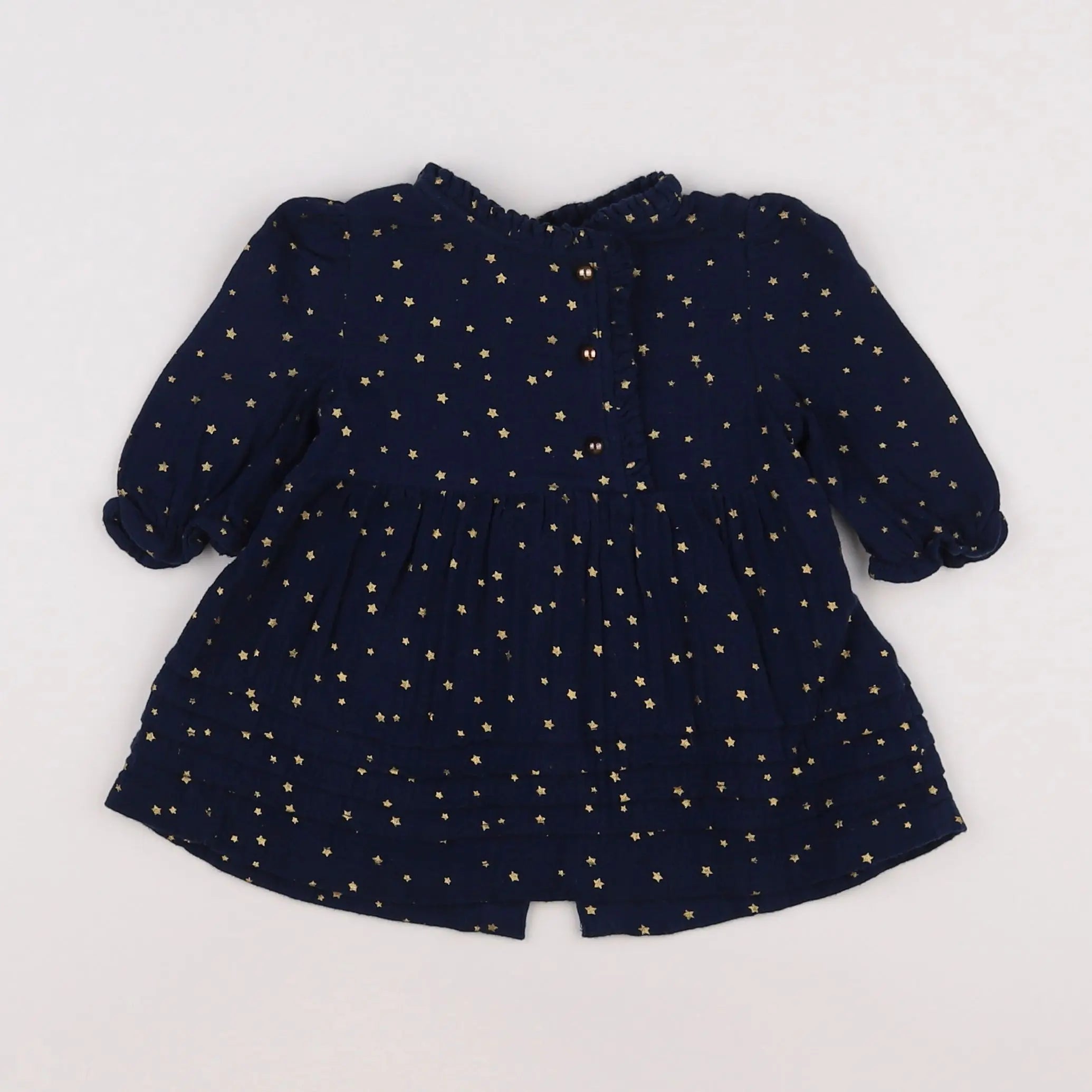 Vertbaudet - robe bleu - 3 mois