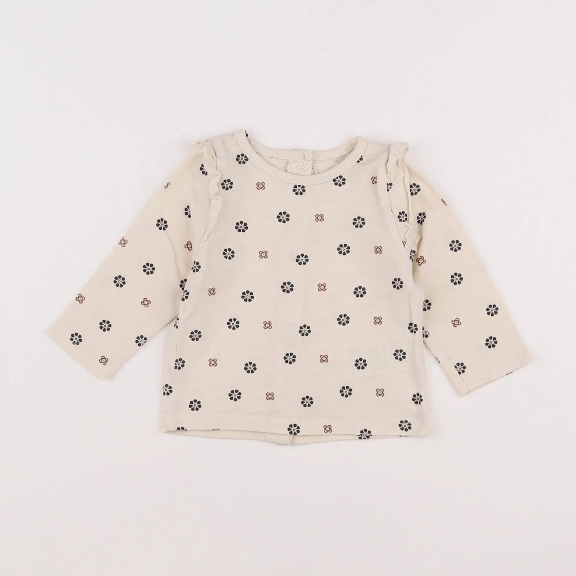 Vertbaudet - tee-shirt multicolore - 3 mois