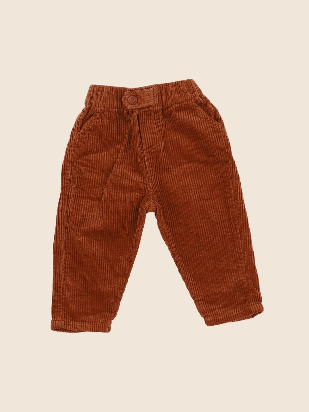 Vertbaudet - pantalon orange - 6 mois