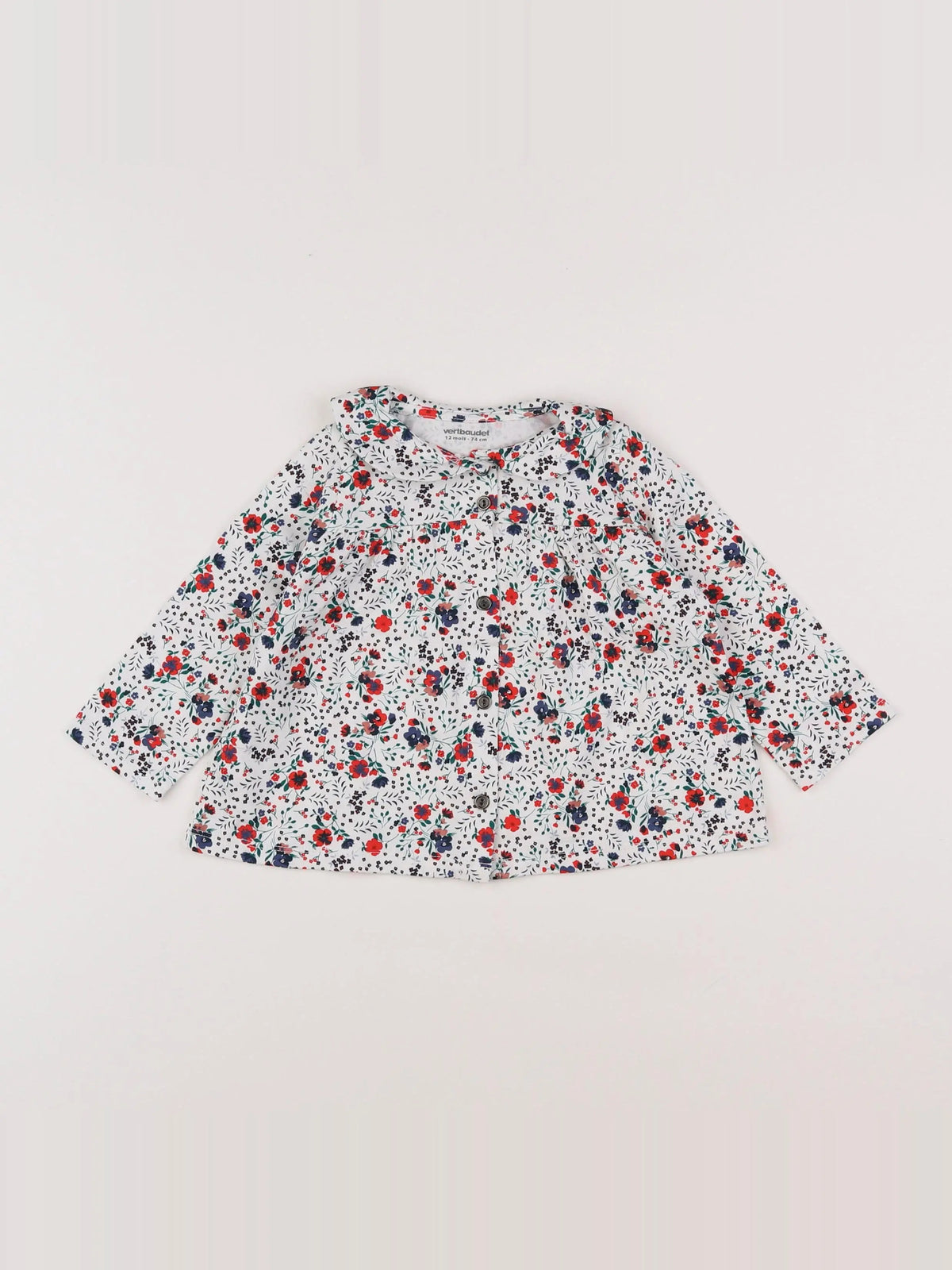 Vertbaudet - tee-shirt multicolore - 12 mois