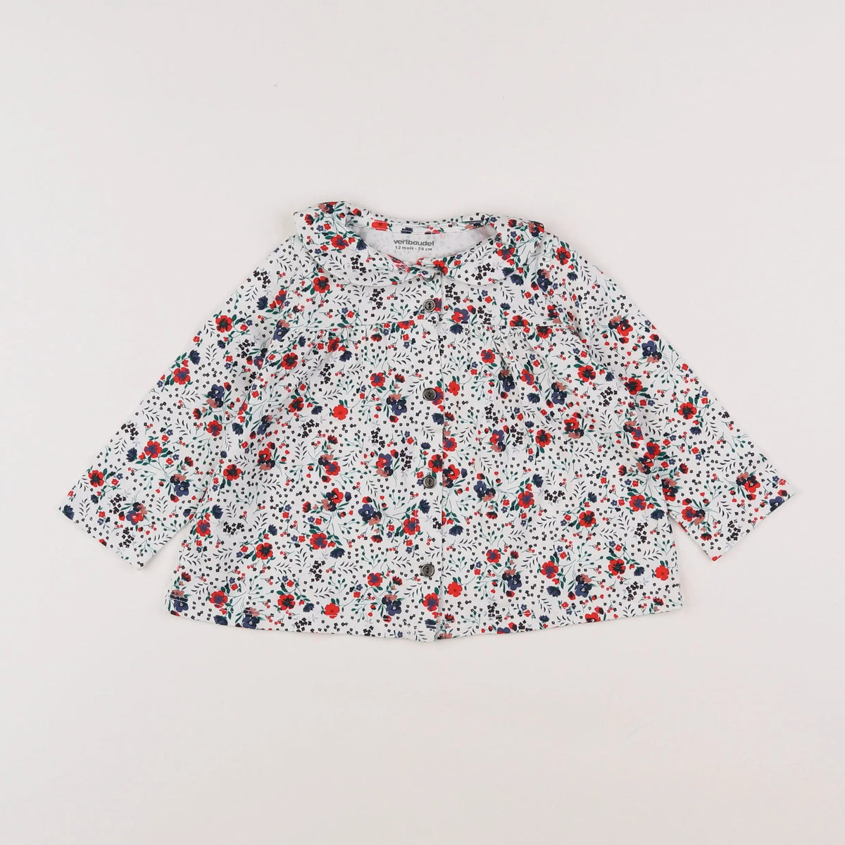 Vertbaudet - tee-shirt multicolore - 12 mois