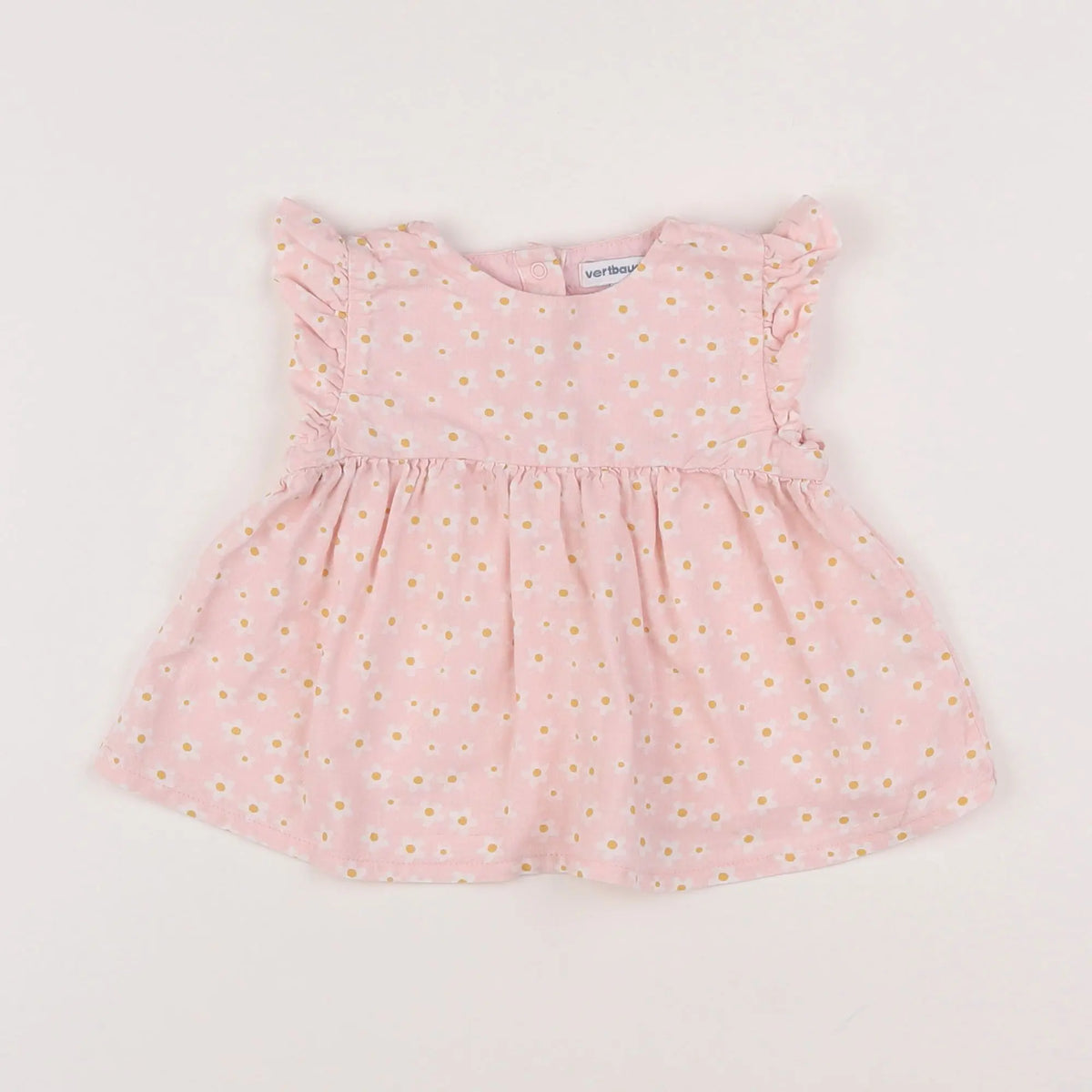 Vertbaudet - robe rose - 12 mois