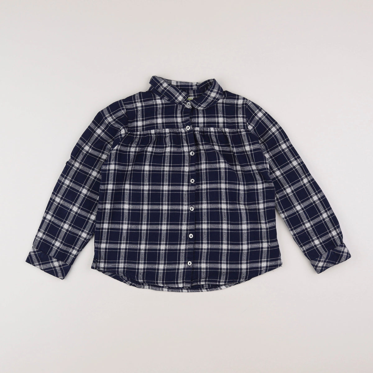 Vertbaudet - blouse bleu - 8 ans