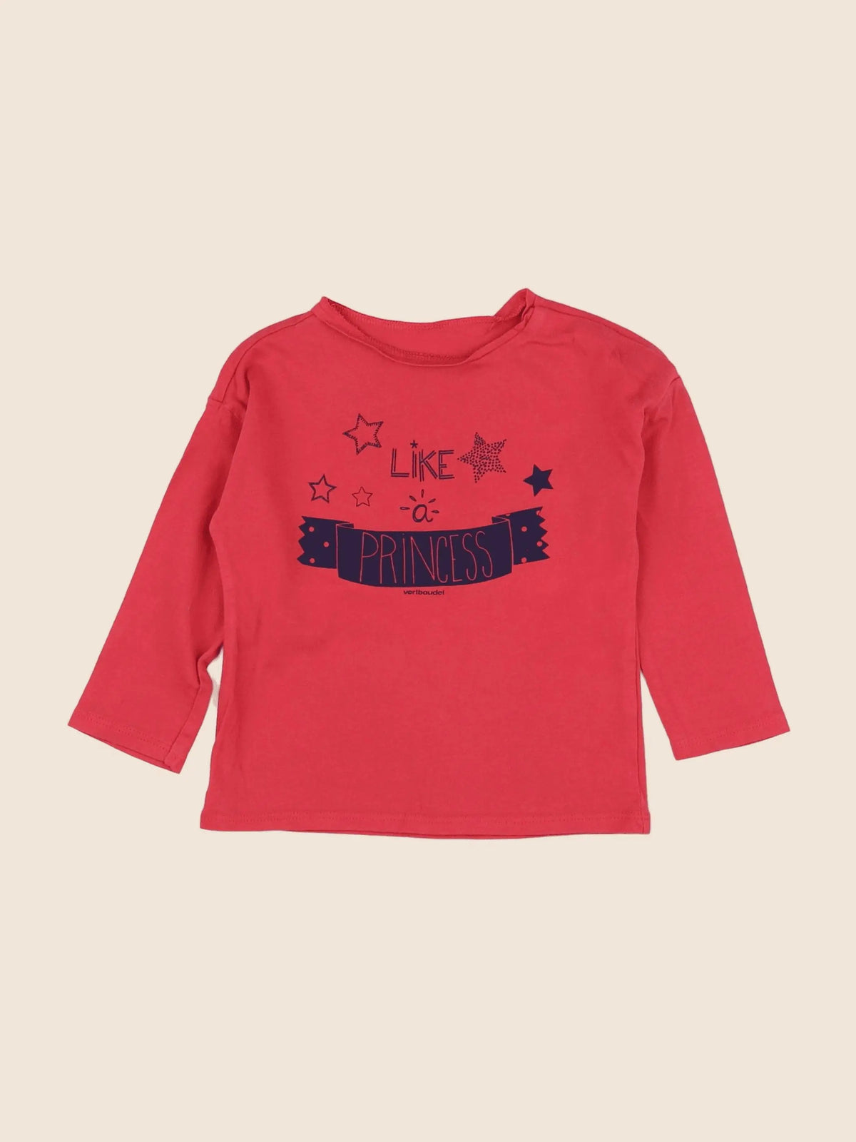 Vertbaudet - tee-shirt rose - 18 mois