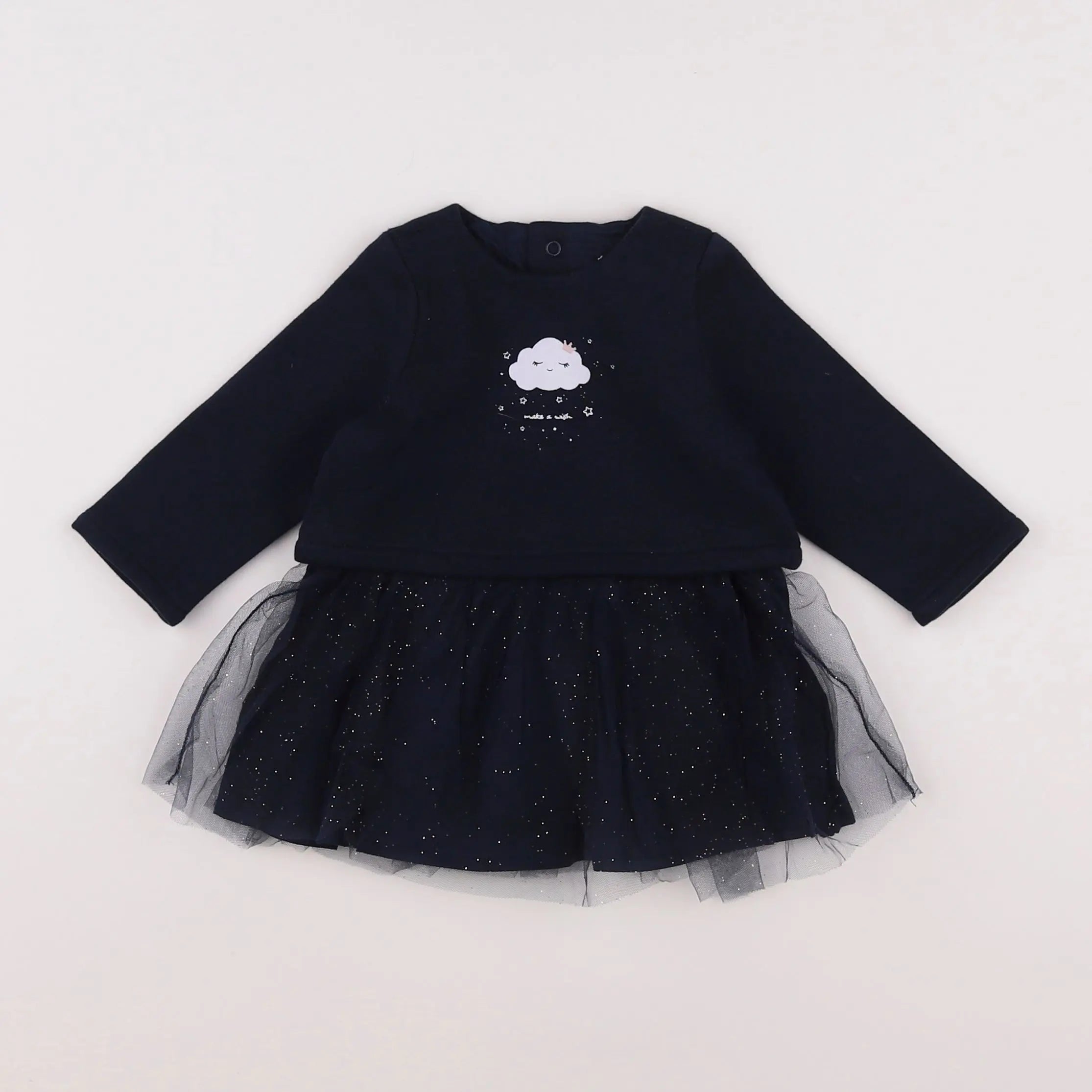 Vertbaudet - robe bleu - 3 mois