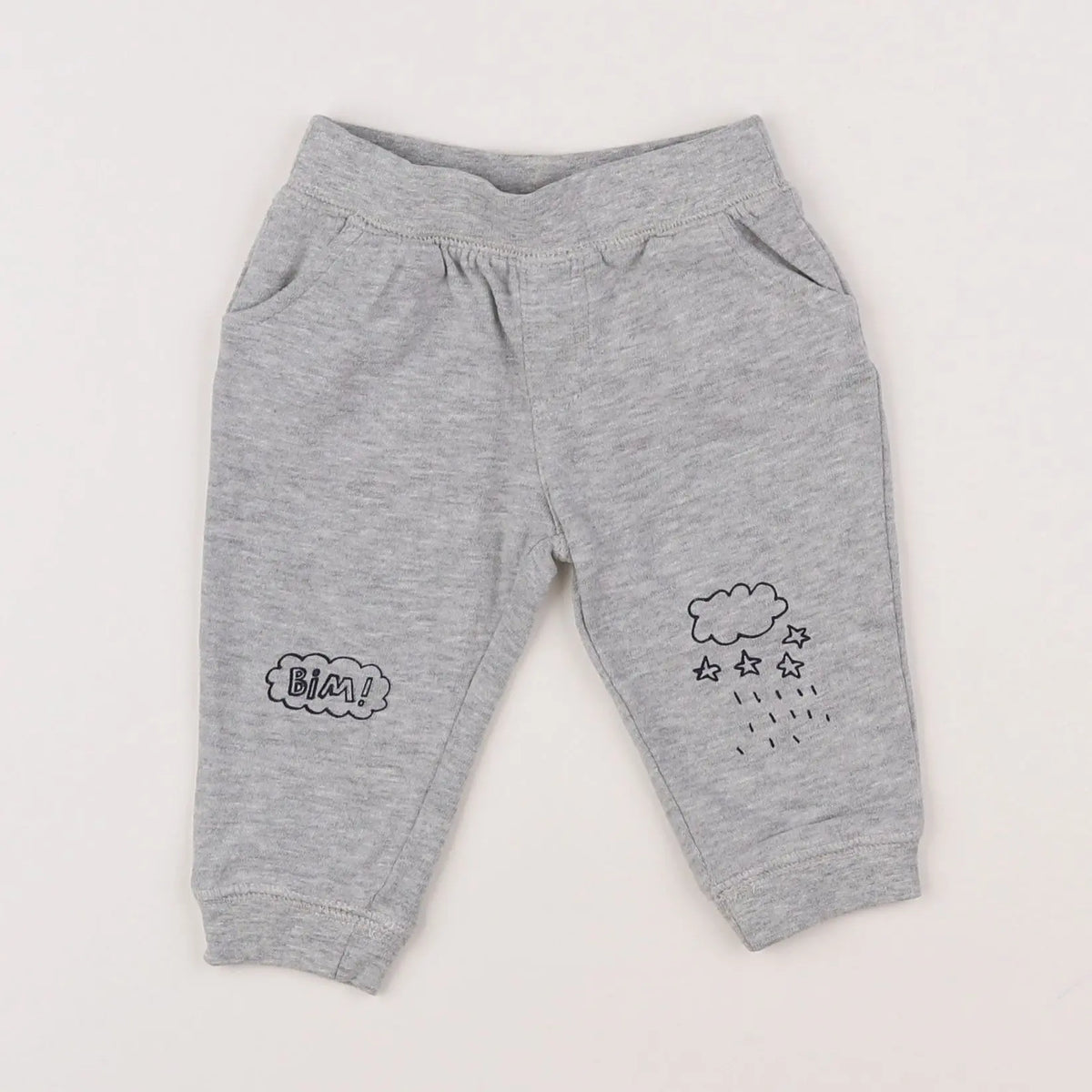 Vertbaudet - jogging gris - 6 mois
