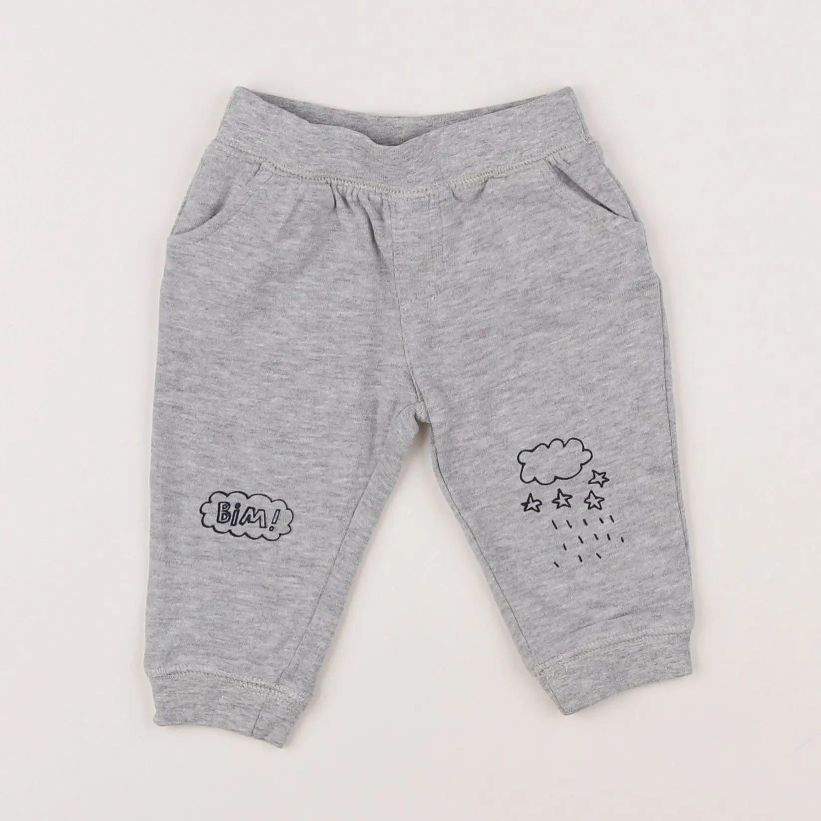 Vertbaudet - jogging gris - 6 mois