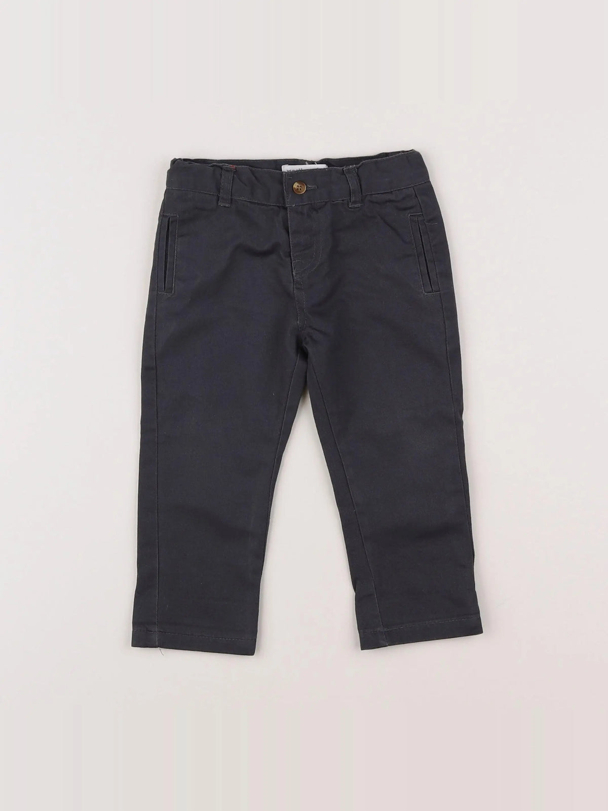 Vertbaudet - pantalon gris - 12 mois