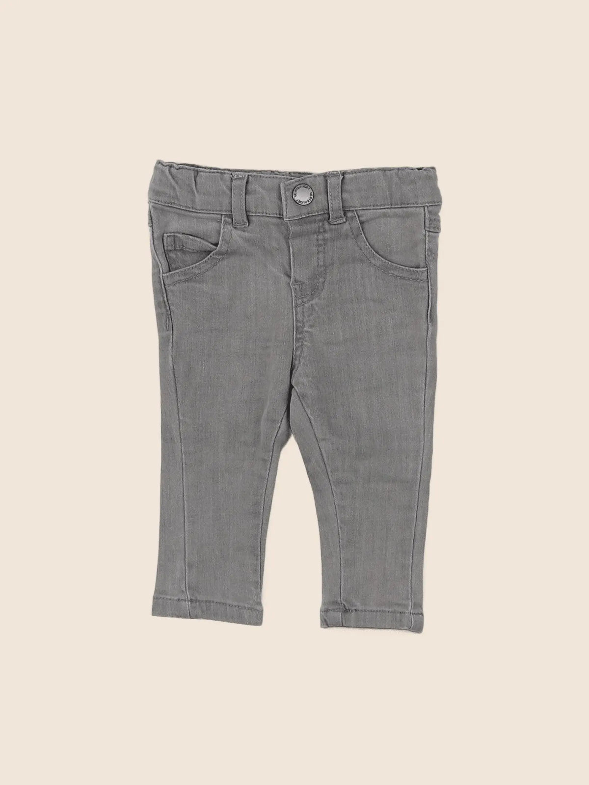Vertbaudet - jean gris - 3 mois