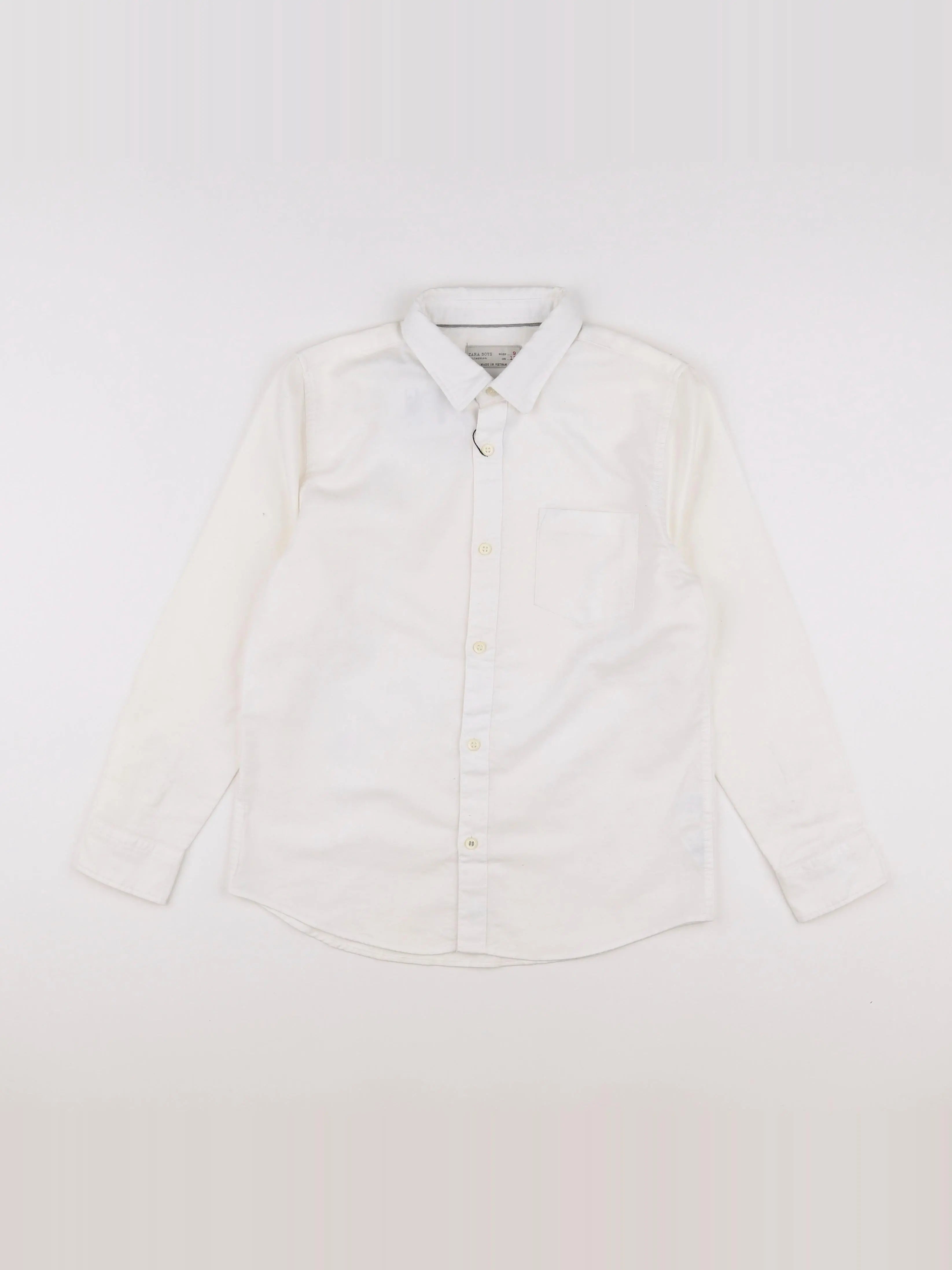 Zara - chemise blanc - 9 ans