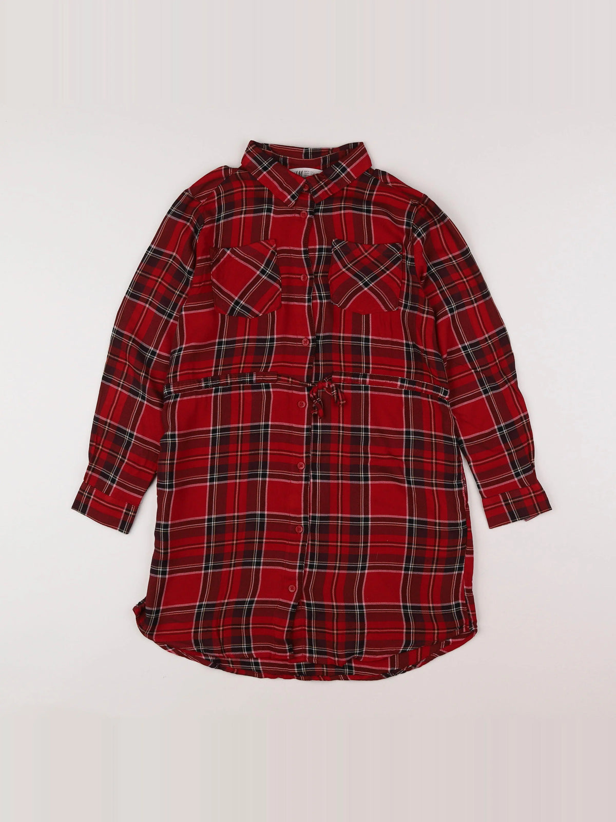 H&M - robe rouge - 8/9 ans