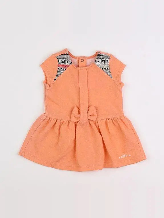 IKKS - robe orange - 3 mois