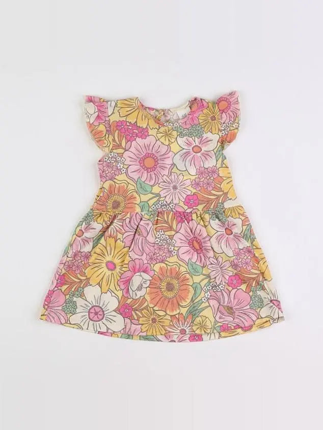H&M - robe multicolore - 3/6 mois