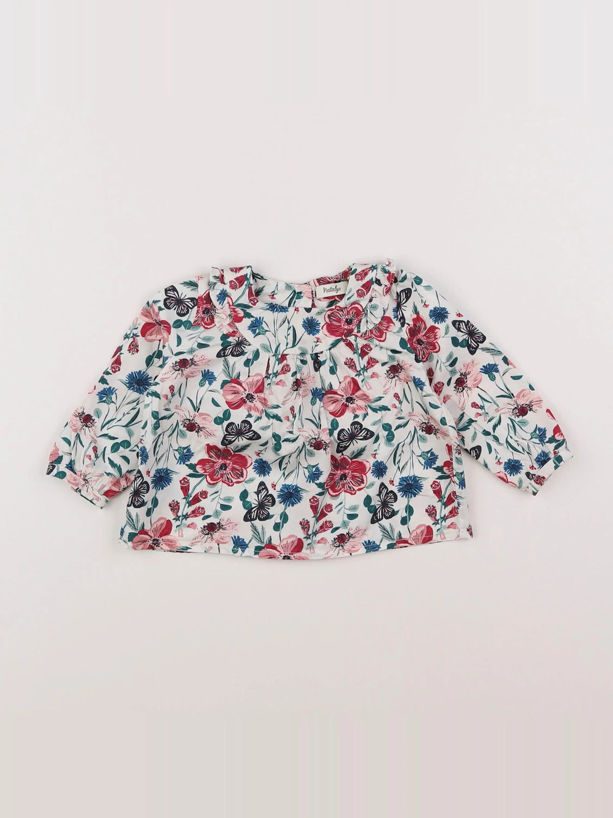 Natalys - blouse multicolore - 6 mois
