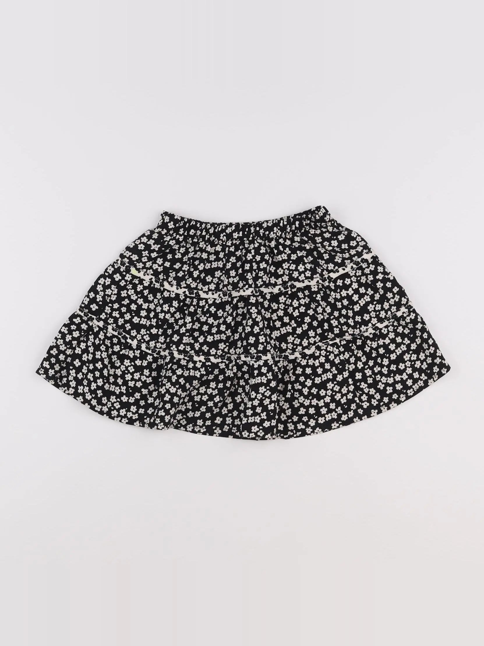 Zara - jupe noir, blanc - 4/5 ans