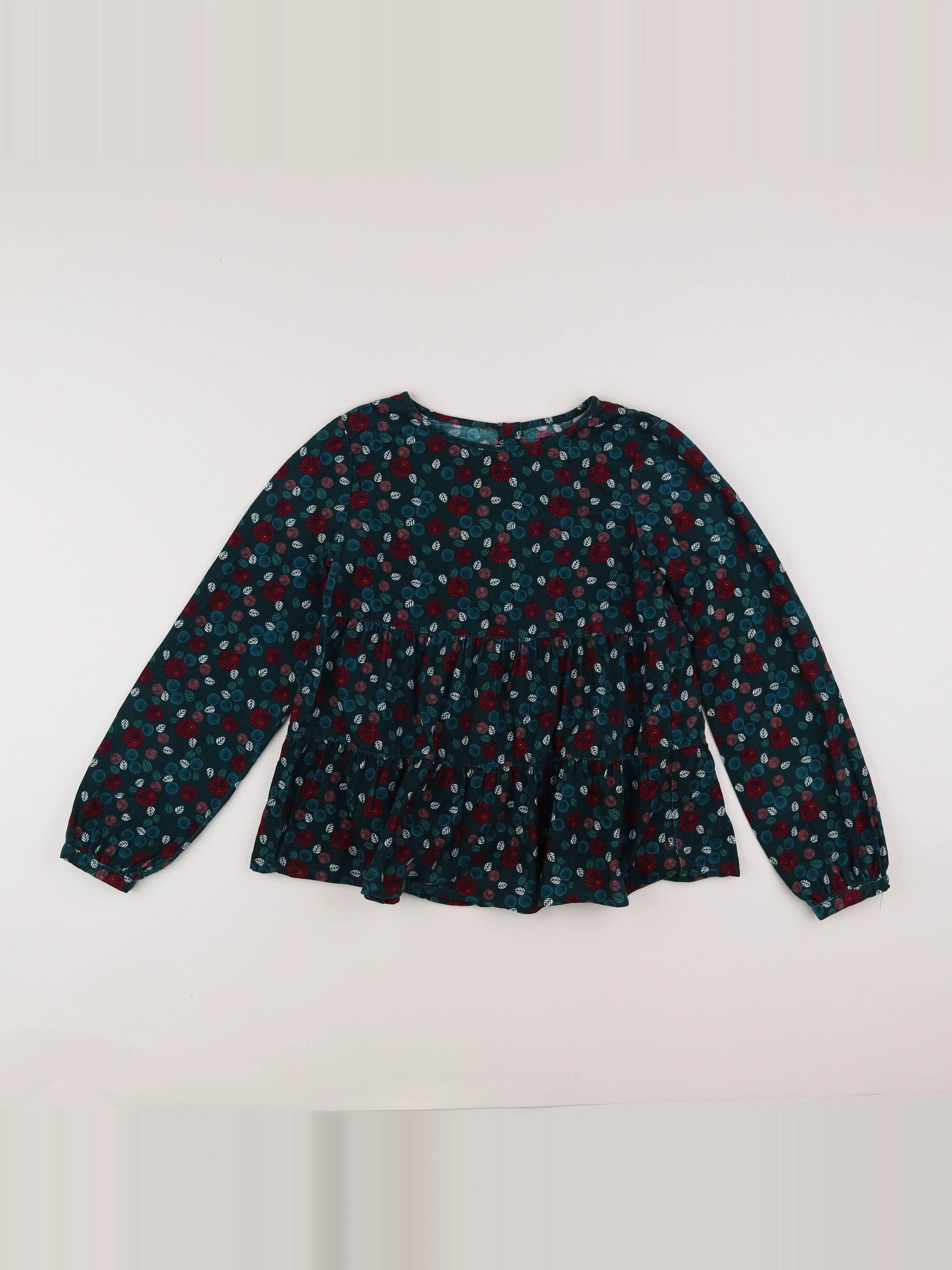 Okaidi - blouse vert - 12 ans