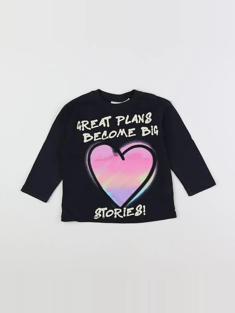 Zara - tee-shirt noir - 18 mois à 2 ans