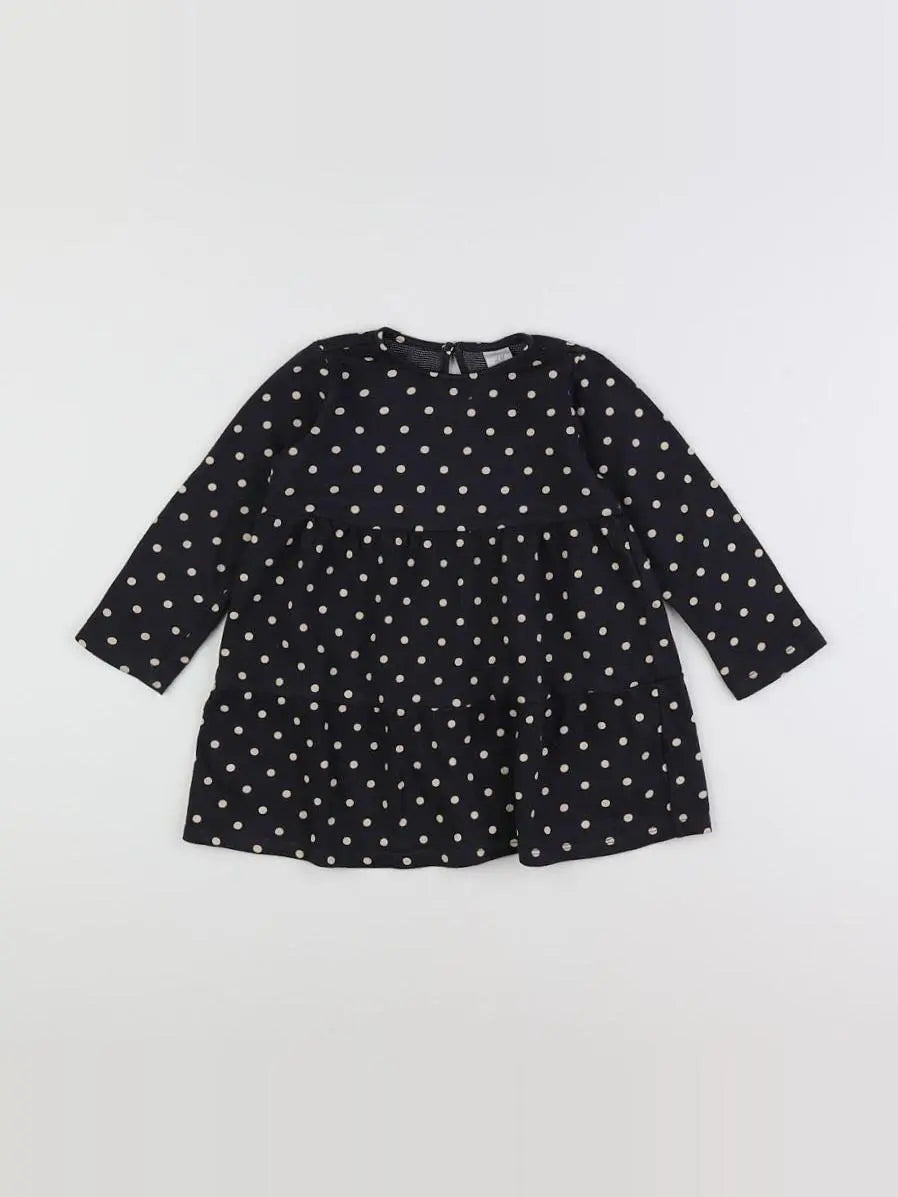 H&M - robe gris - 18 mois à 2 ans