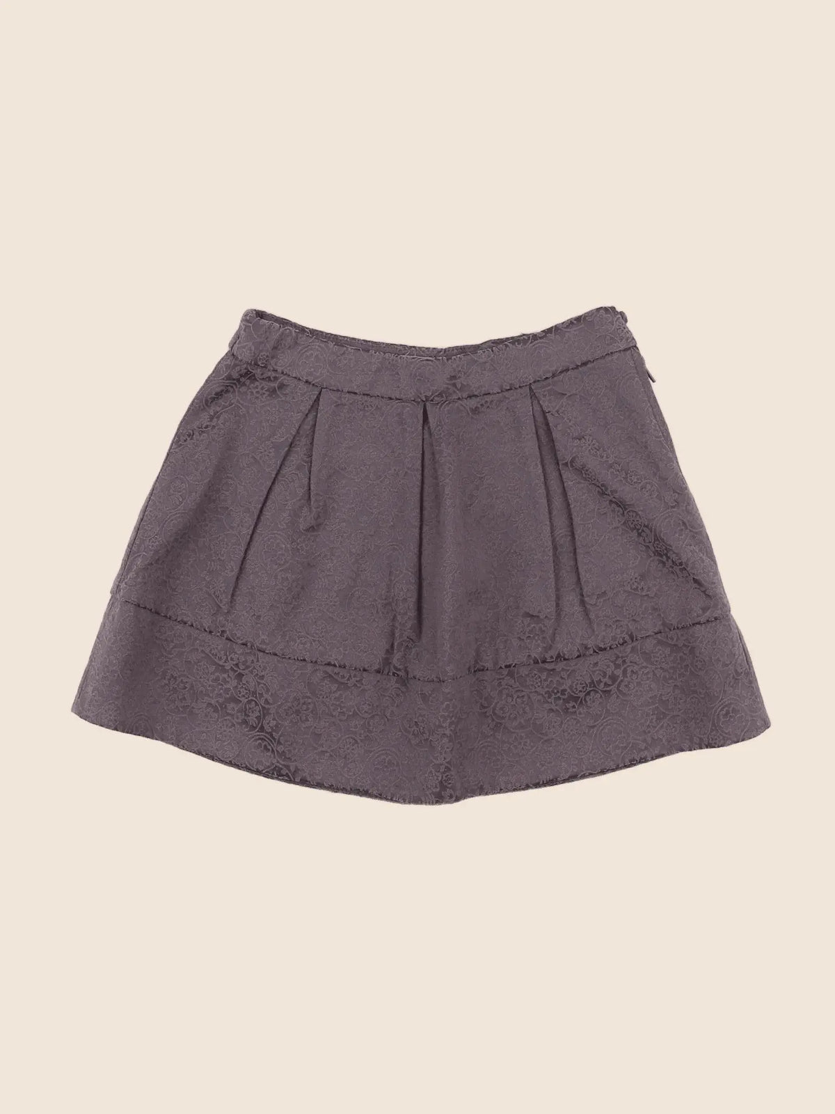 Vertbaudet - jupe taupe - 6 ans