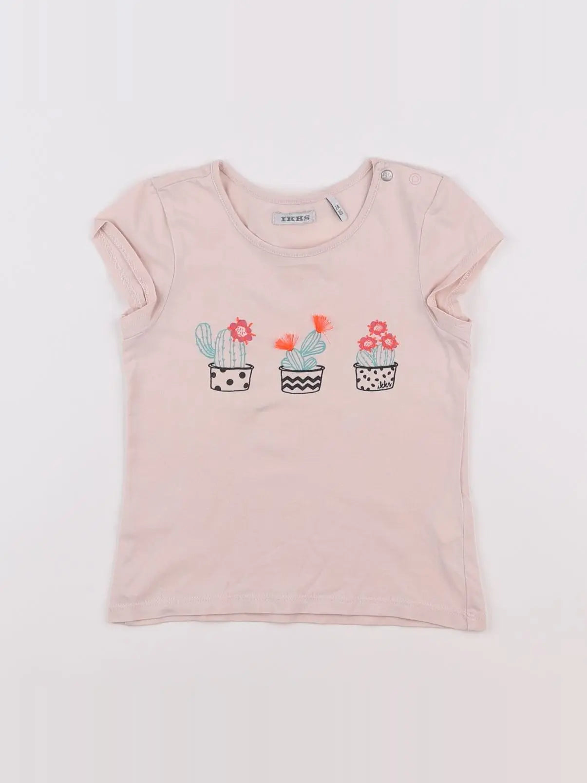 IKKS - tee-shirt rose - 2 ans