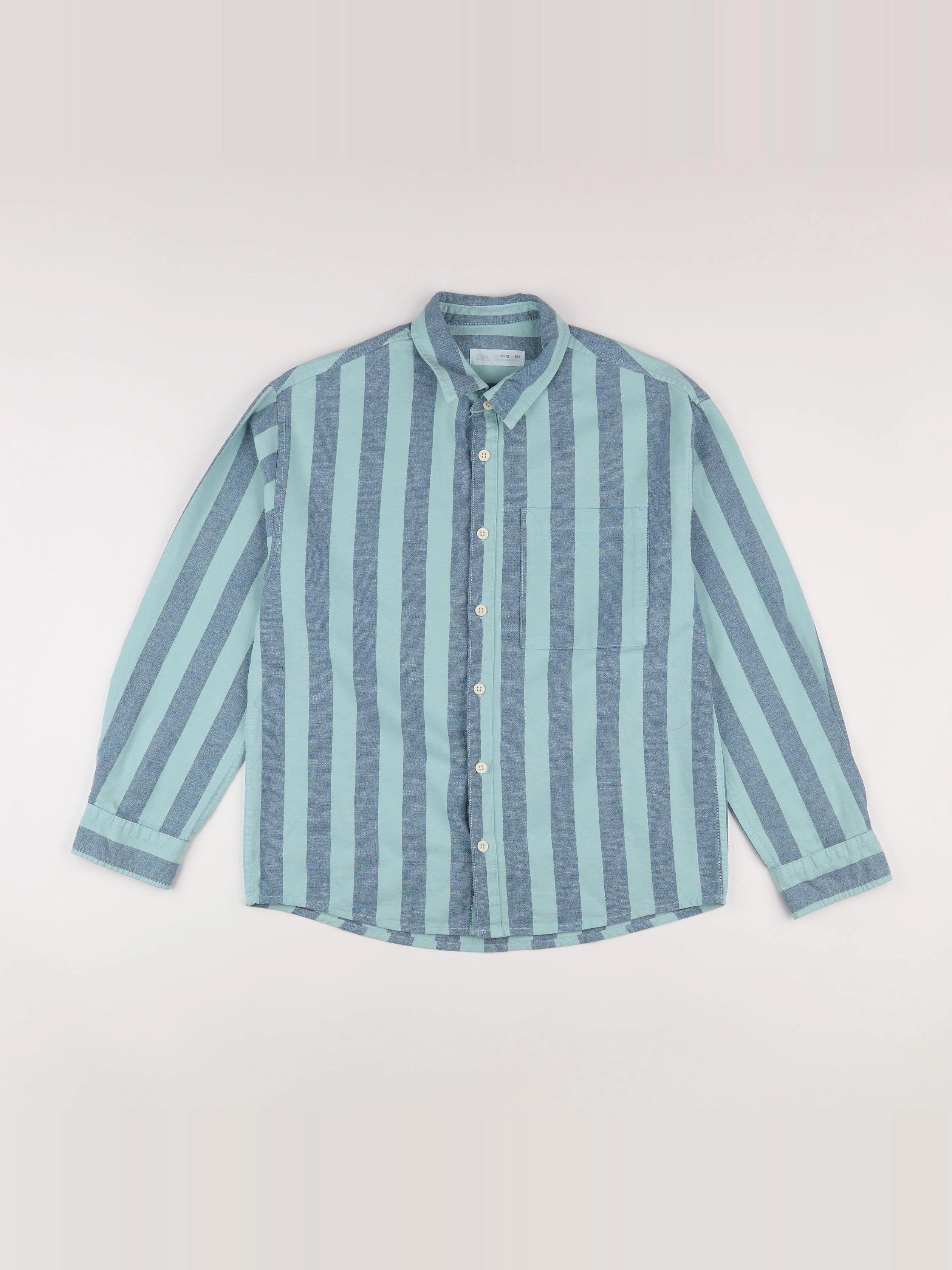 Zara - chemise bleu - 11/12 ans