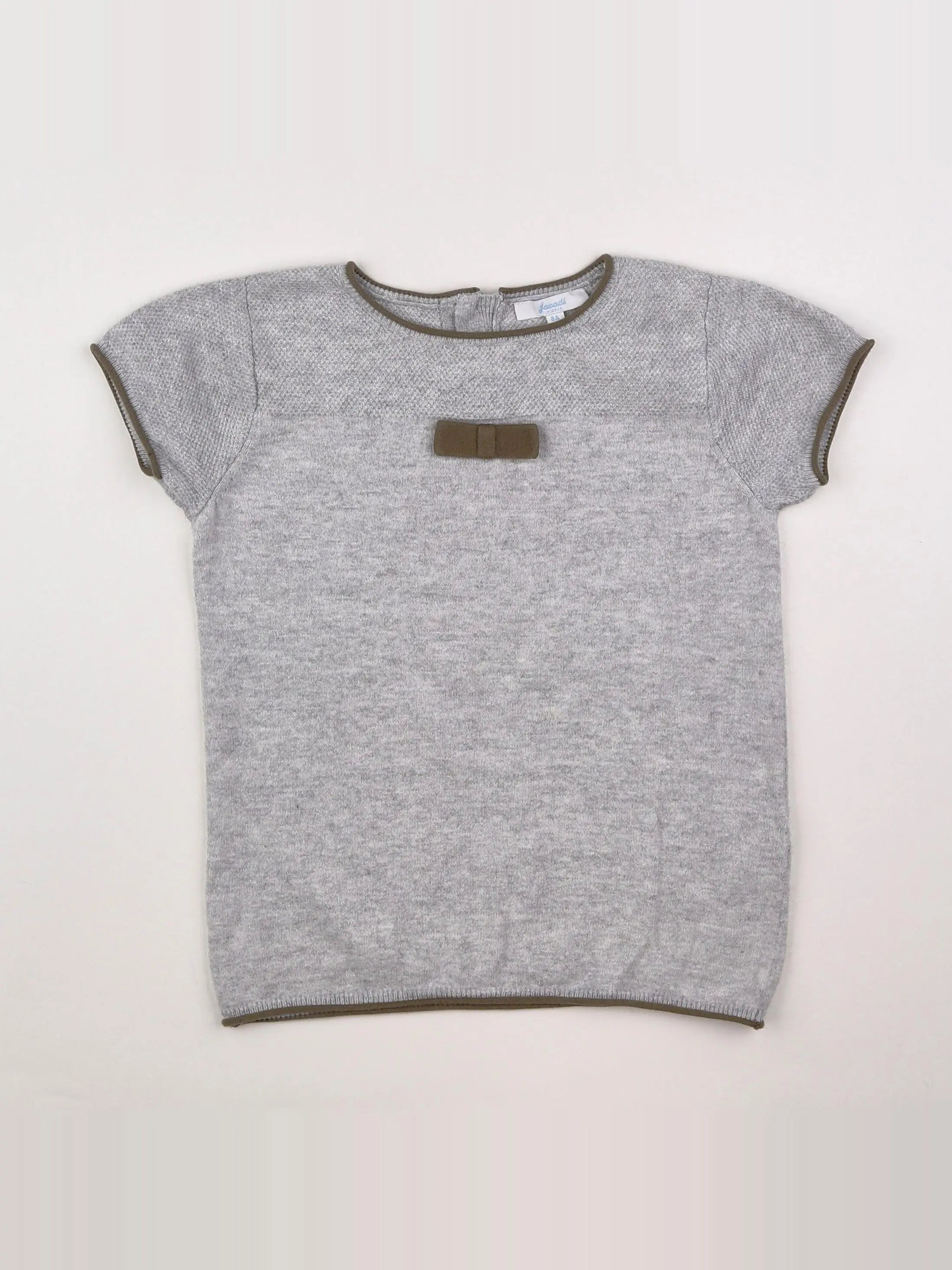 Jacadi - pull gris - 8 ans