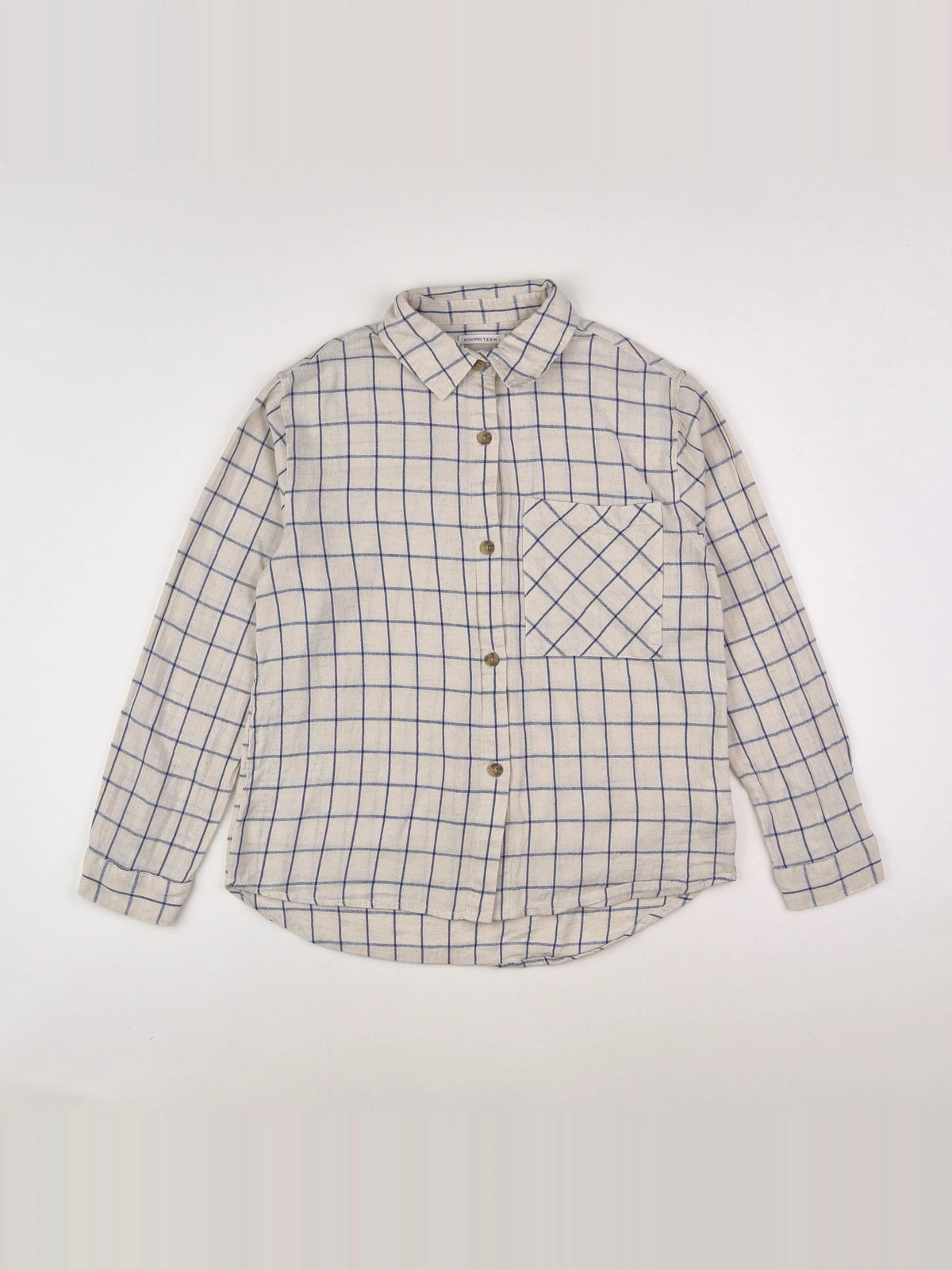 Monoprix - chemise beige - 12 ans