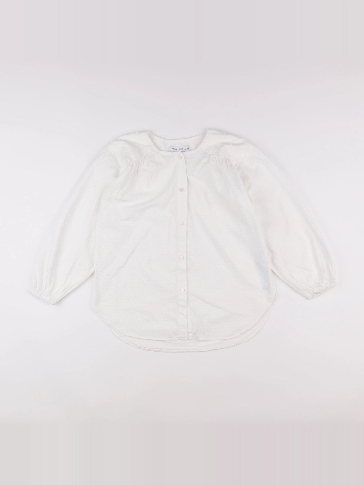 Zara - blouse blanc - 10 ans