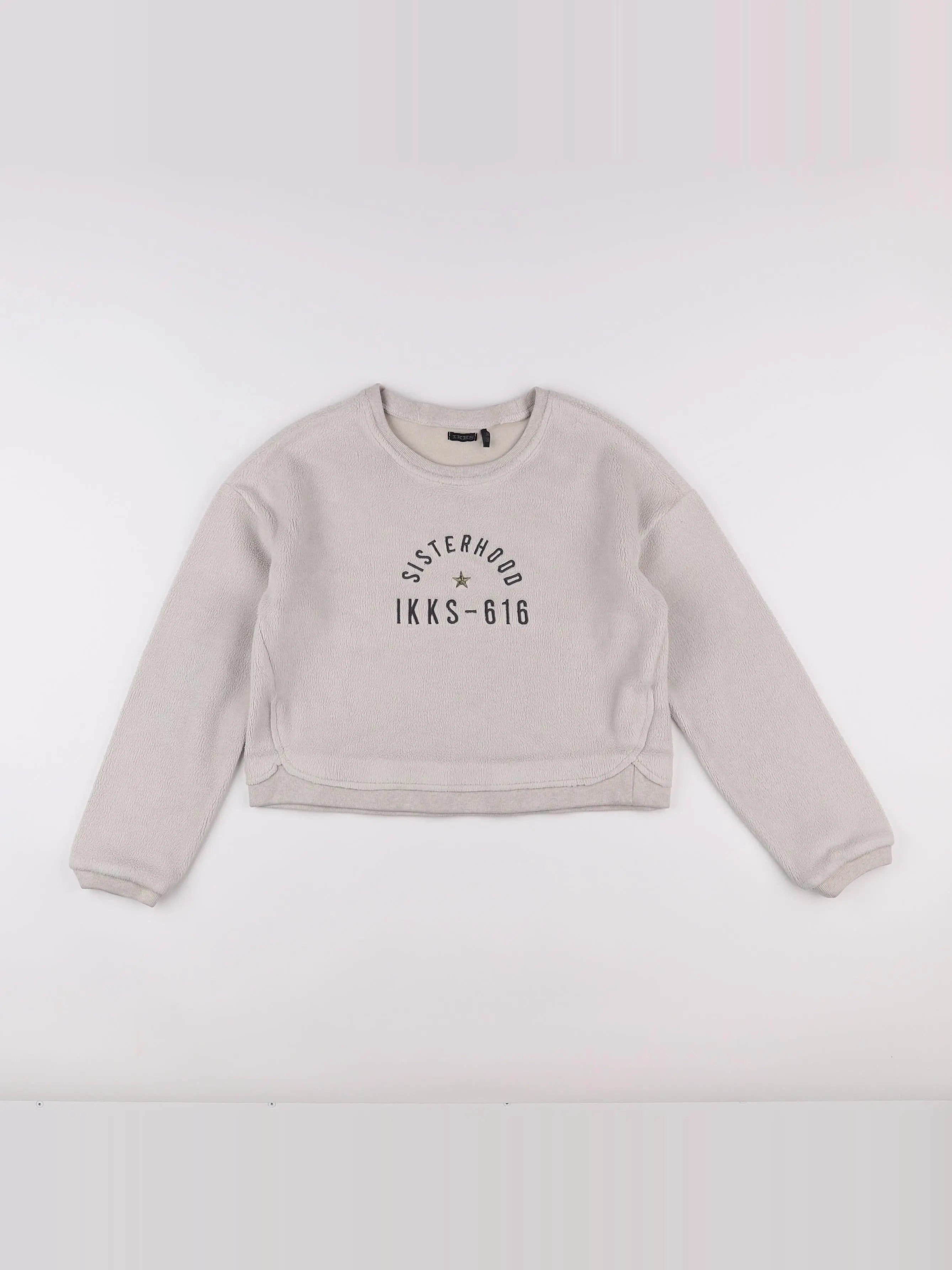 IKKS - sweat beige - 14 ans